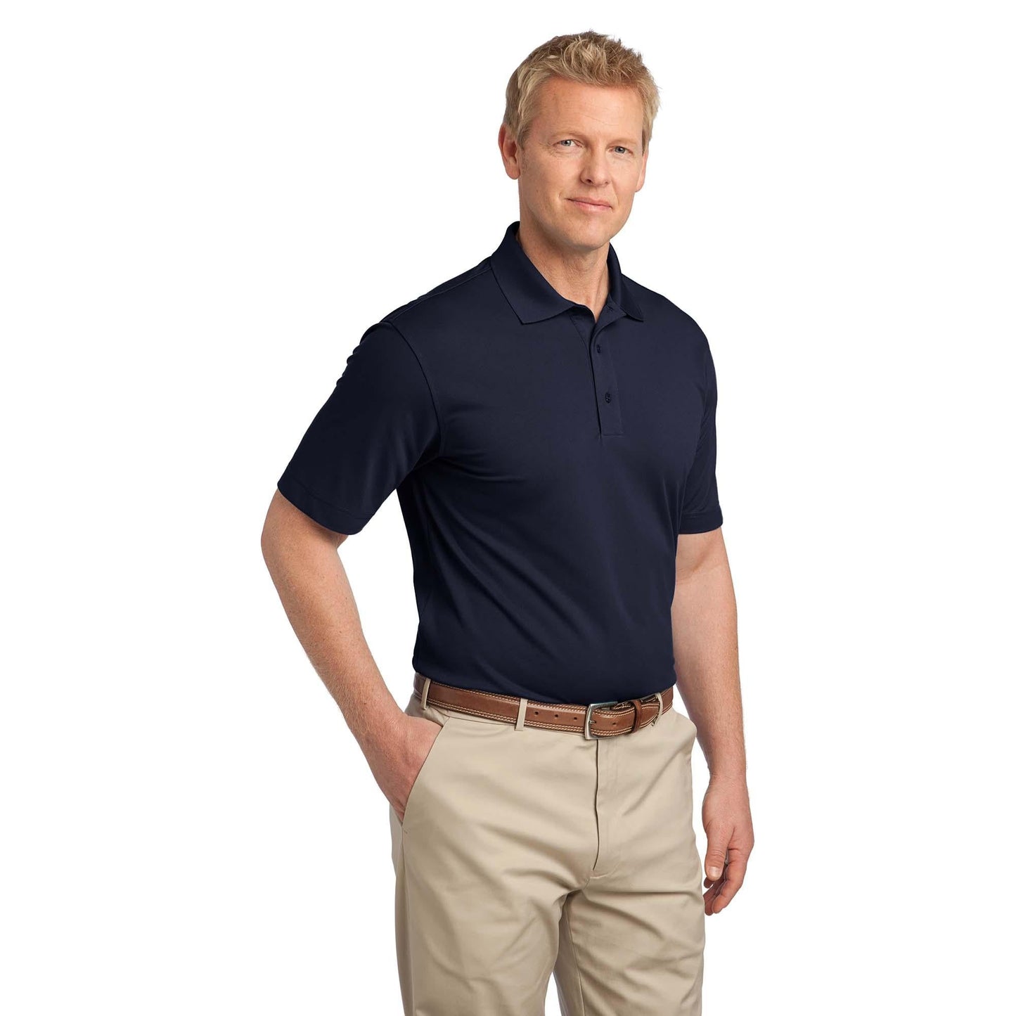 Black Polo Shirt - Port Authority - Moisture-Wicking