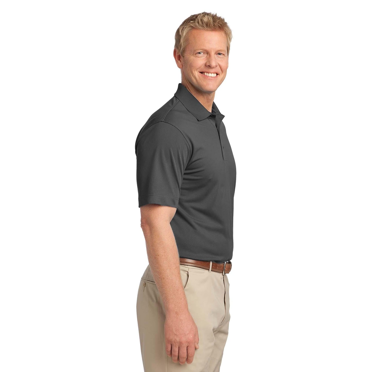 Black Polo Shirt - Port Authority - Moisture-Wicking