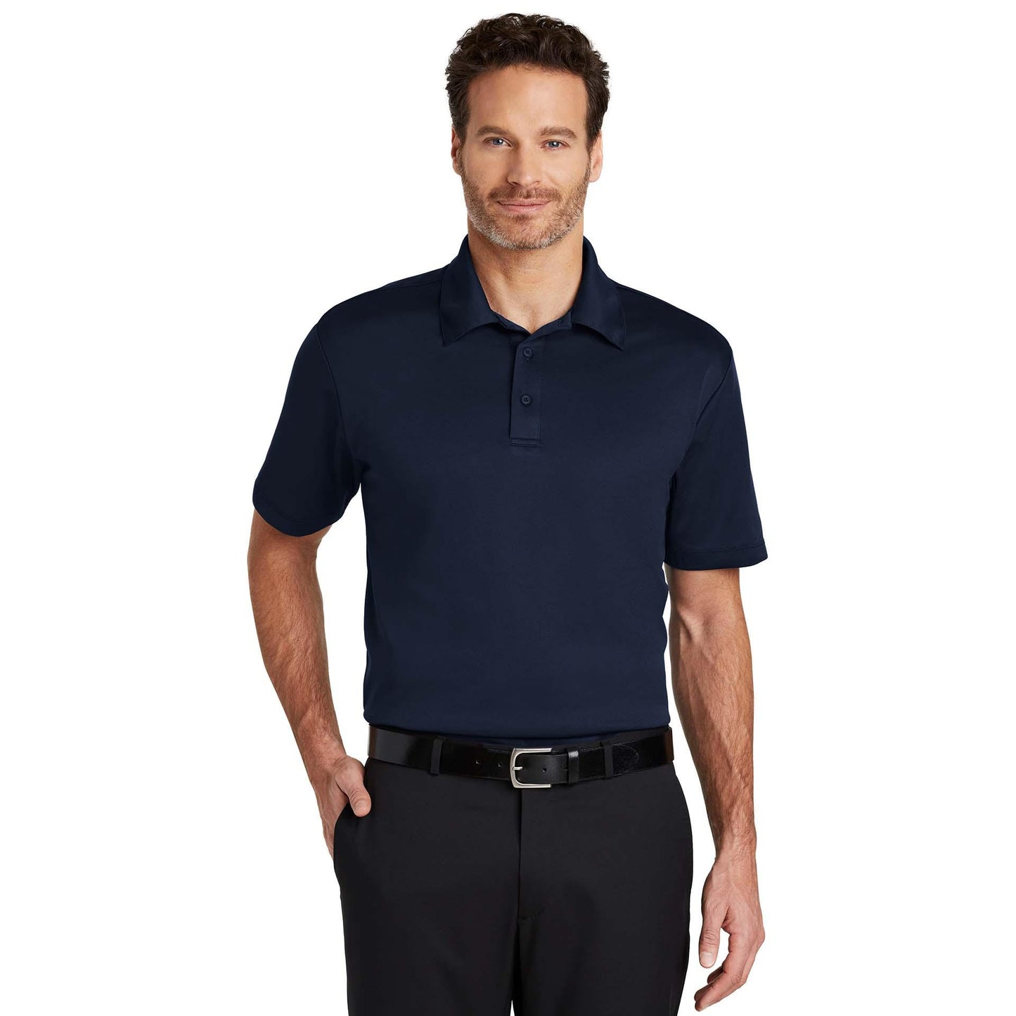 Black Polo Shirt - Port Authority - Durable Fabric