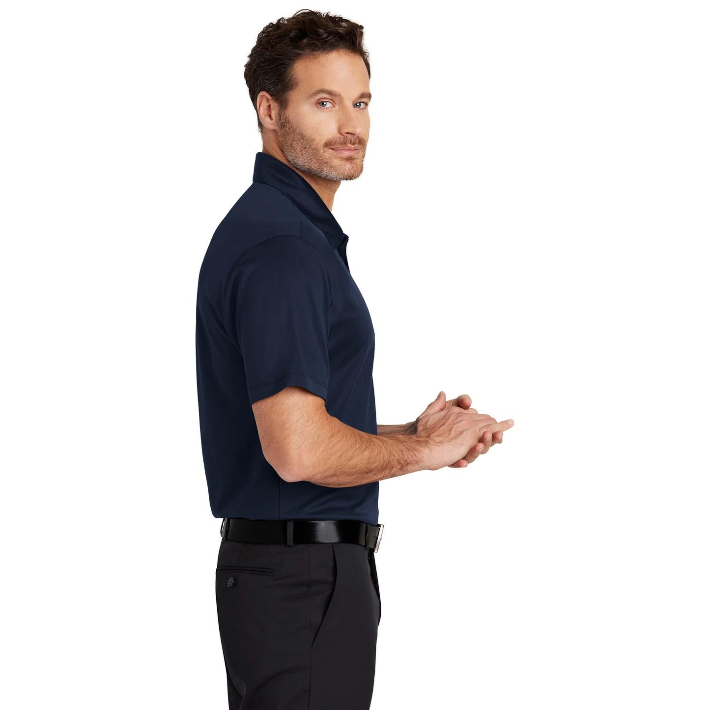Black Polo Shirt - Port Authority - Durable Fabric