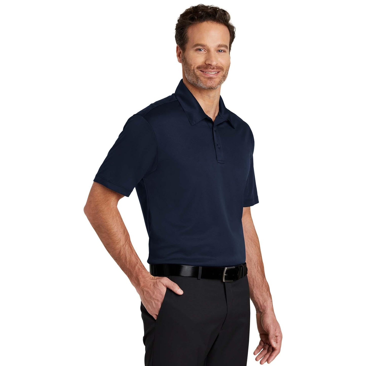 Black Polo Shirt - Port Authority - Durable Fabric