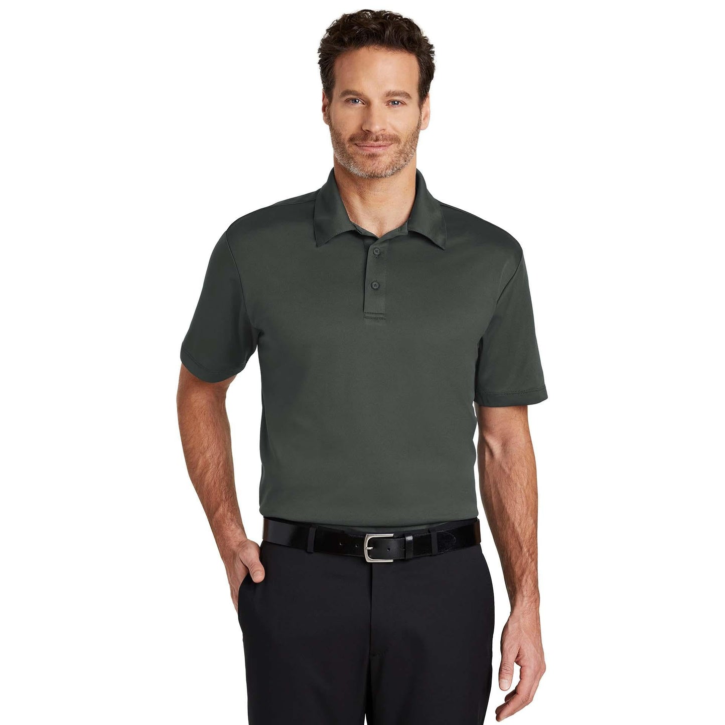 Black Polo Shirt - Port Authority - Durable Fabric