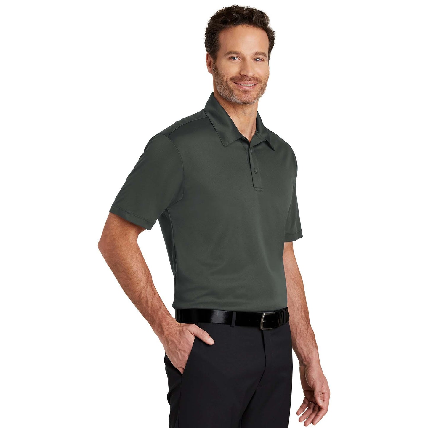 Black Polo Shirt - Port Authority - Durable Fabric