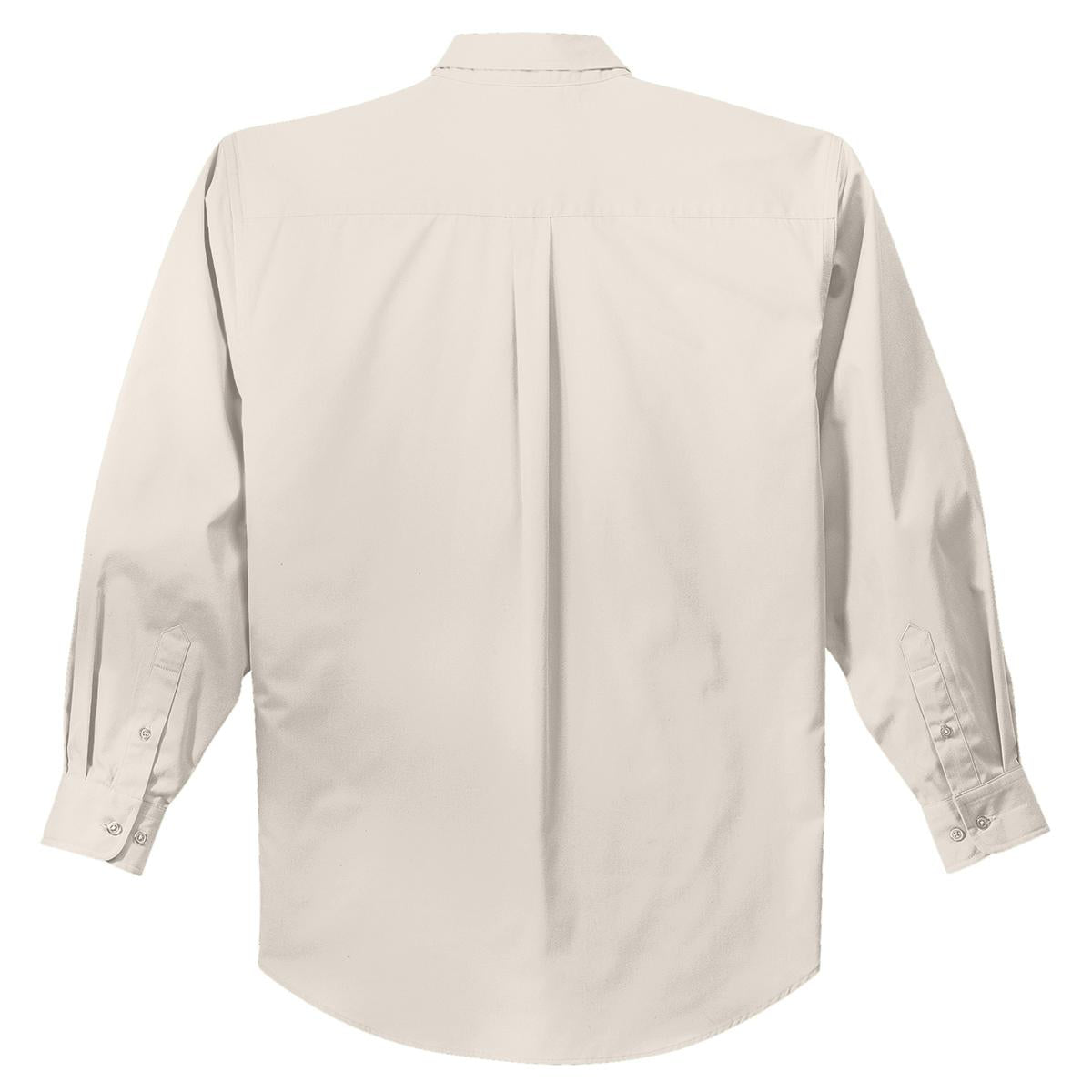 Black/Light Stone Button Up Shirt - Port Authority - Easy Care