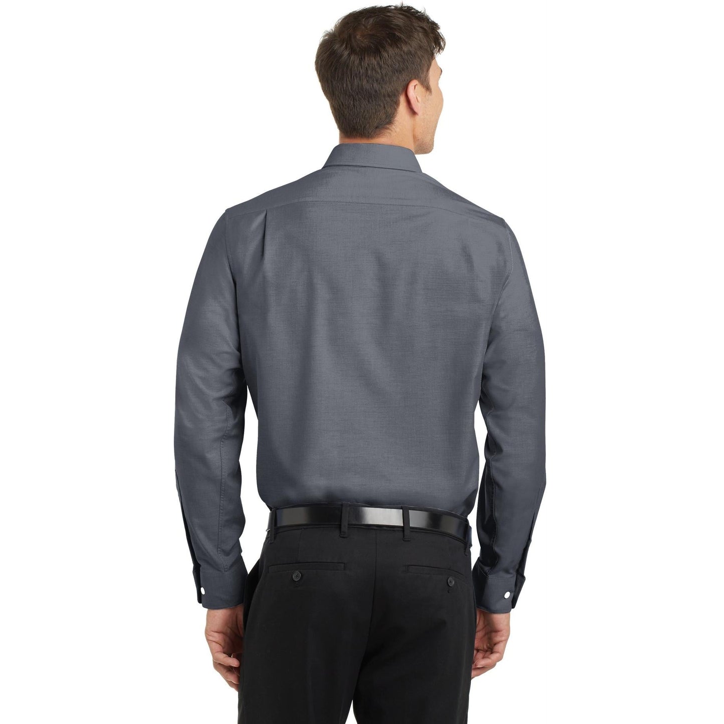 Black Button Up Shirt - Port Authority - Stain Resistant