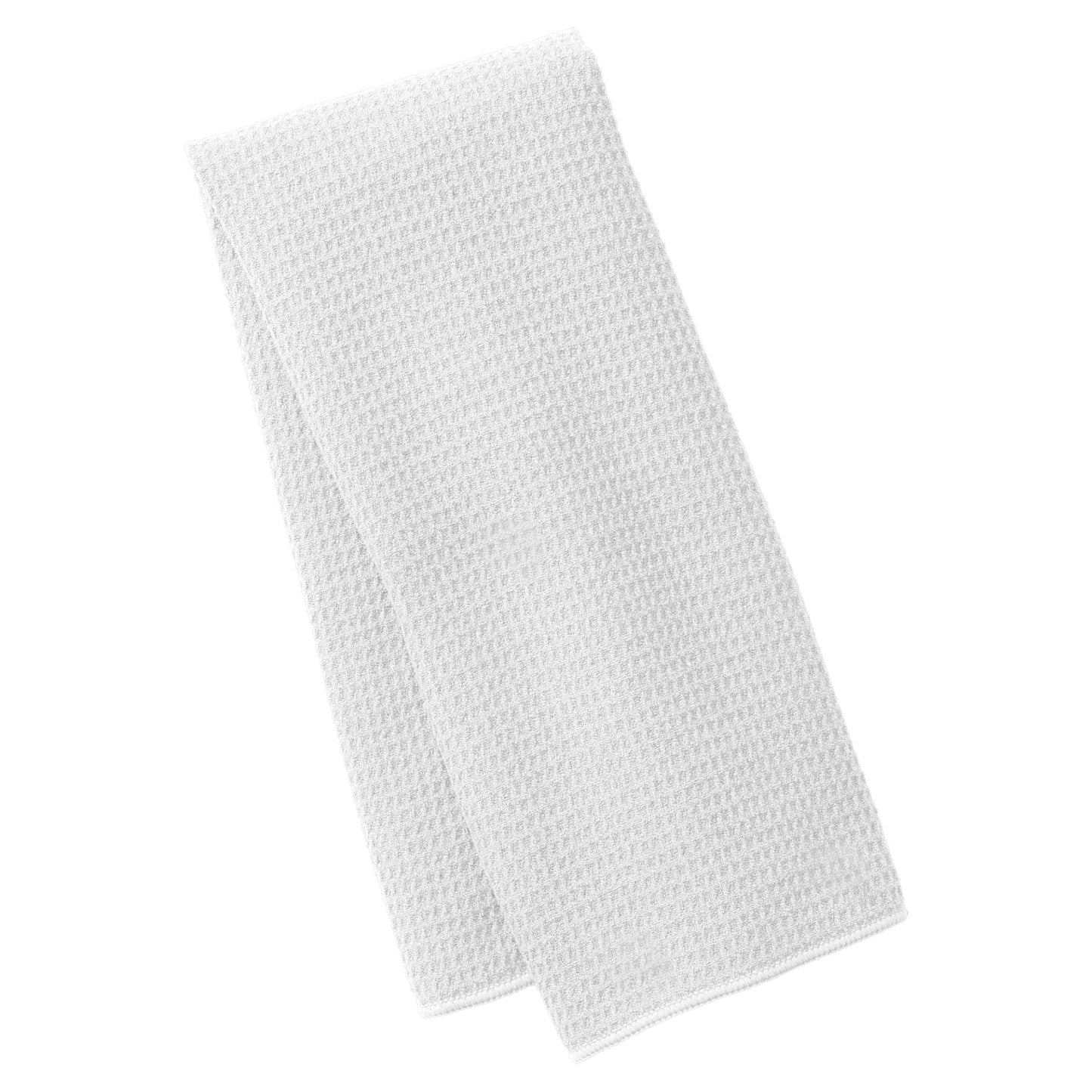 Black Gym Towels - Port Authority - Waffle Microfiber
