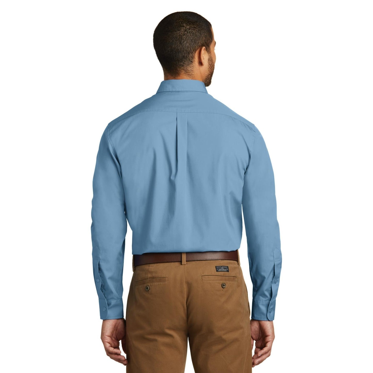 Deep Black Button Up Shirts - Port Authority - Lightweight