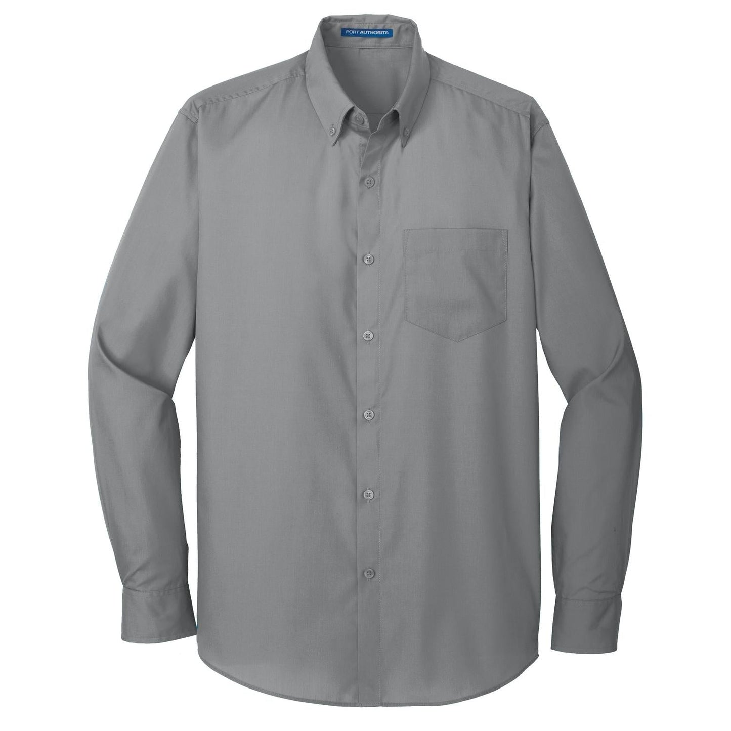 Deep Black Button Up Shirts - Port Authority - Lightweight