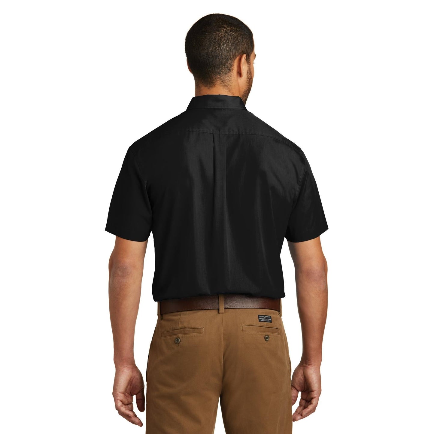 Deep Black Button Up Shirts - Port Authority - Easy Care