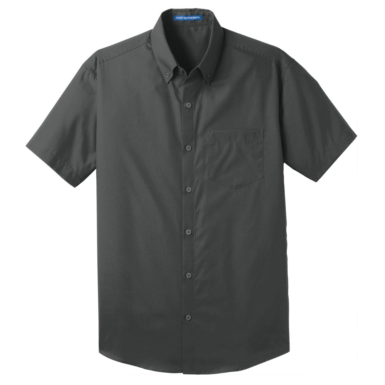 Deep Black Button Up Shirts - Port Authority - Easy Care