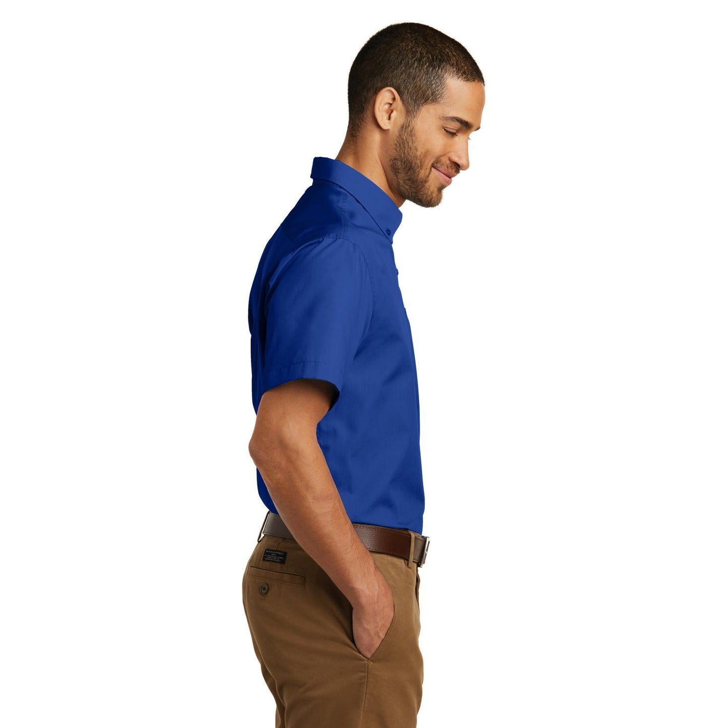 Deep Black Button Up Shirts - Port Authority - Easy Care