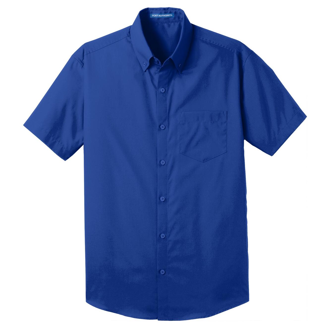 Deep Black Button Up Shirts - Port Authority - Easy Care