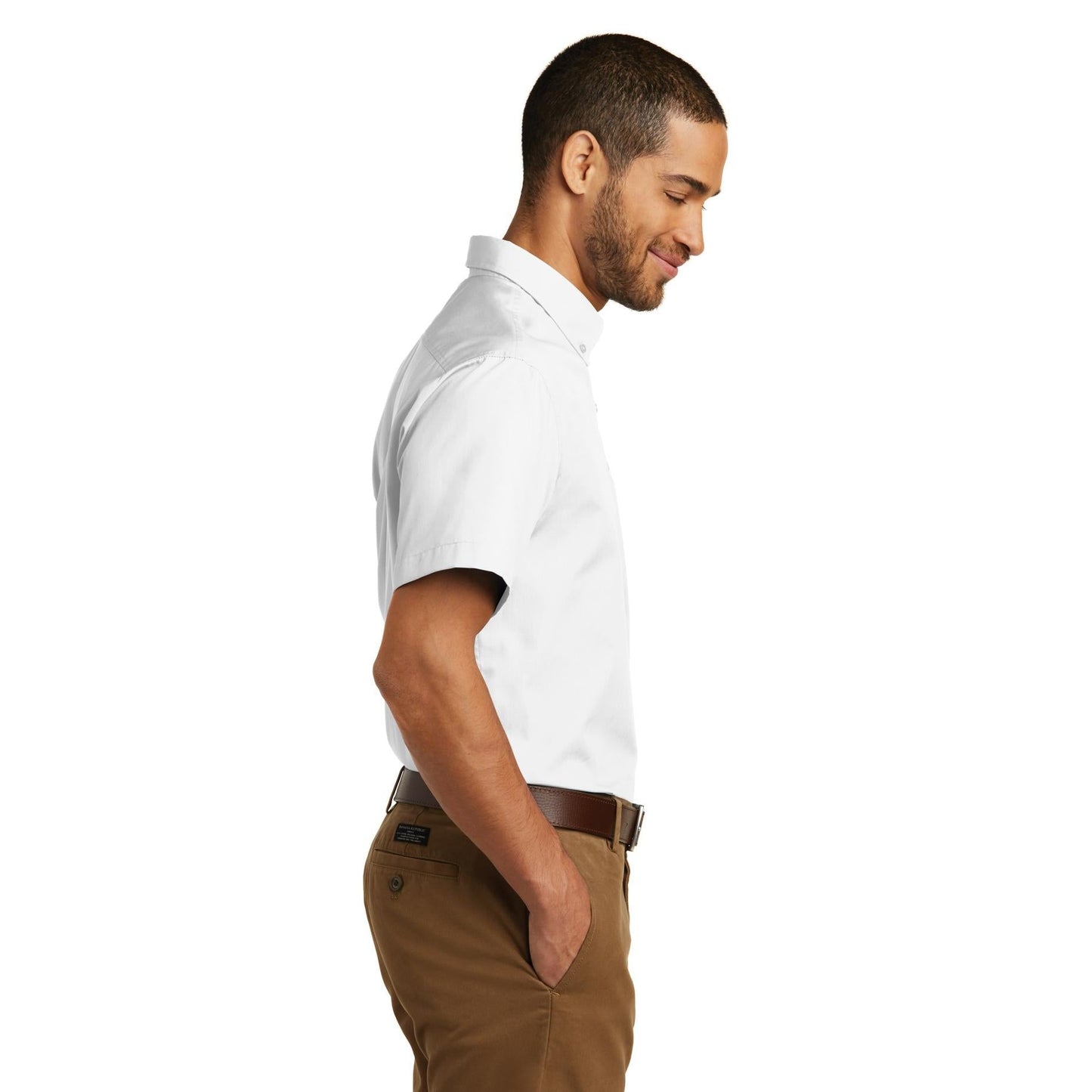 Deep Black Button Up Shirts - Port Authority - Easy Care