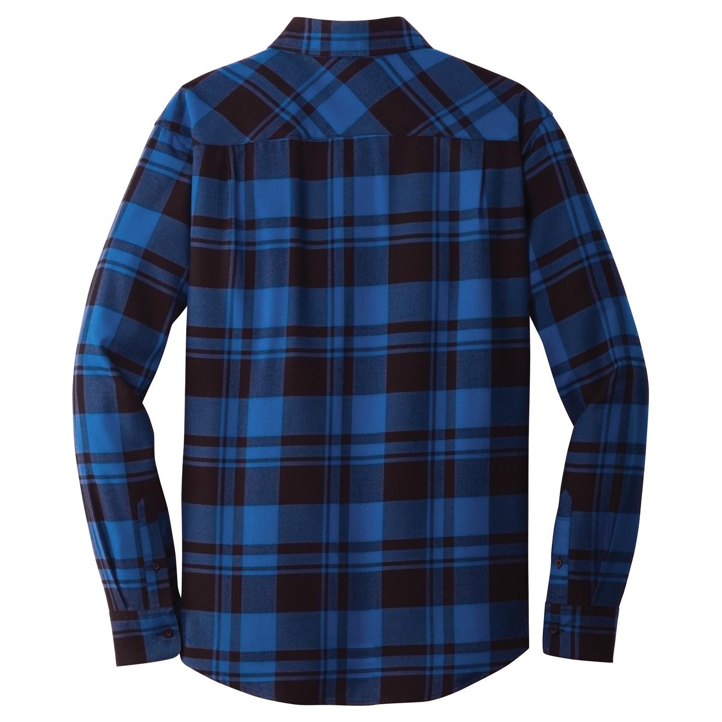 Grey/Black Flannel Shirt - Port Authority - Classic Style