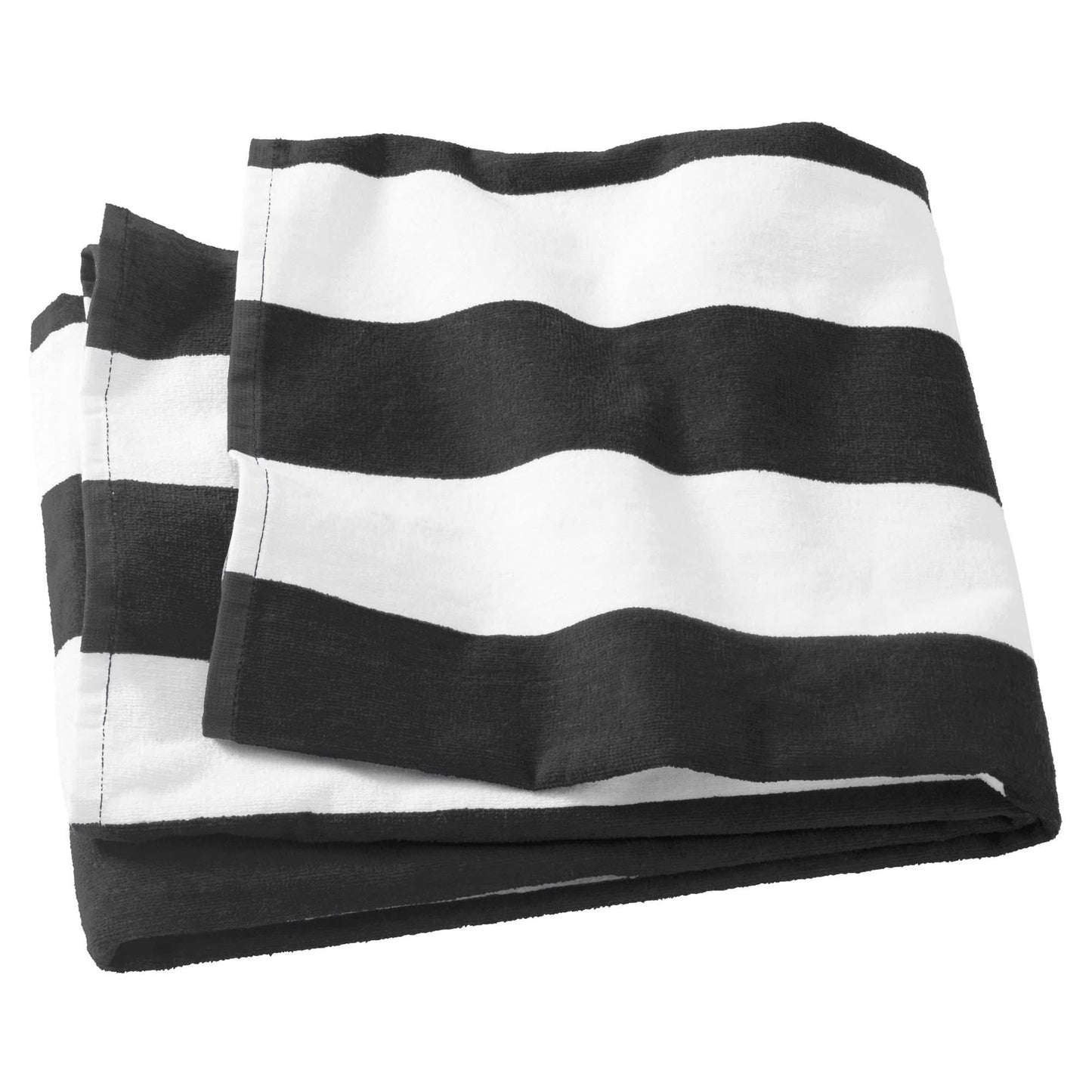 Black Beach Towels - Port Authority - Soft Cotton