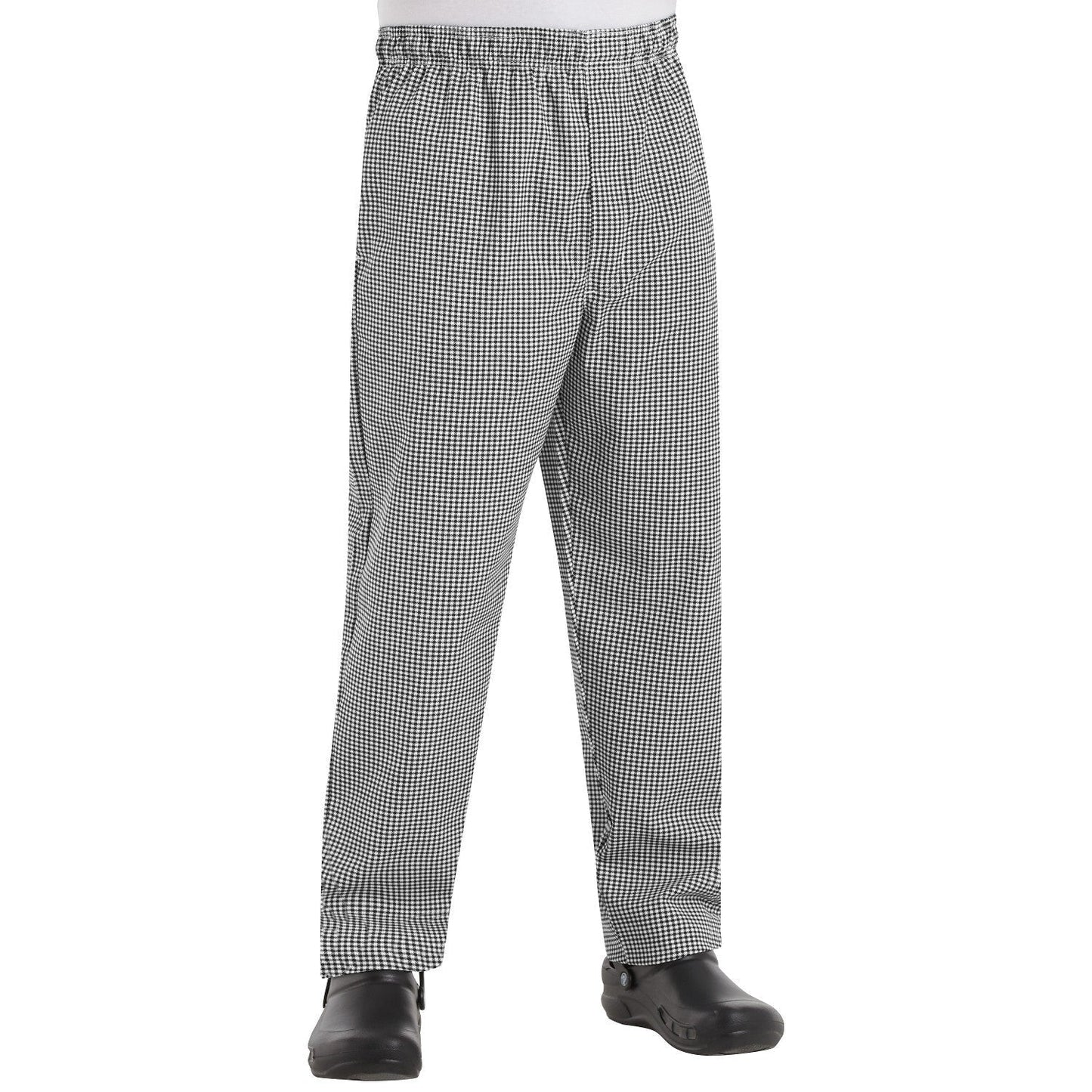 Black/White Check Uniform Pants - Chef Designs - Baggy Fit