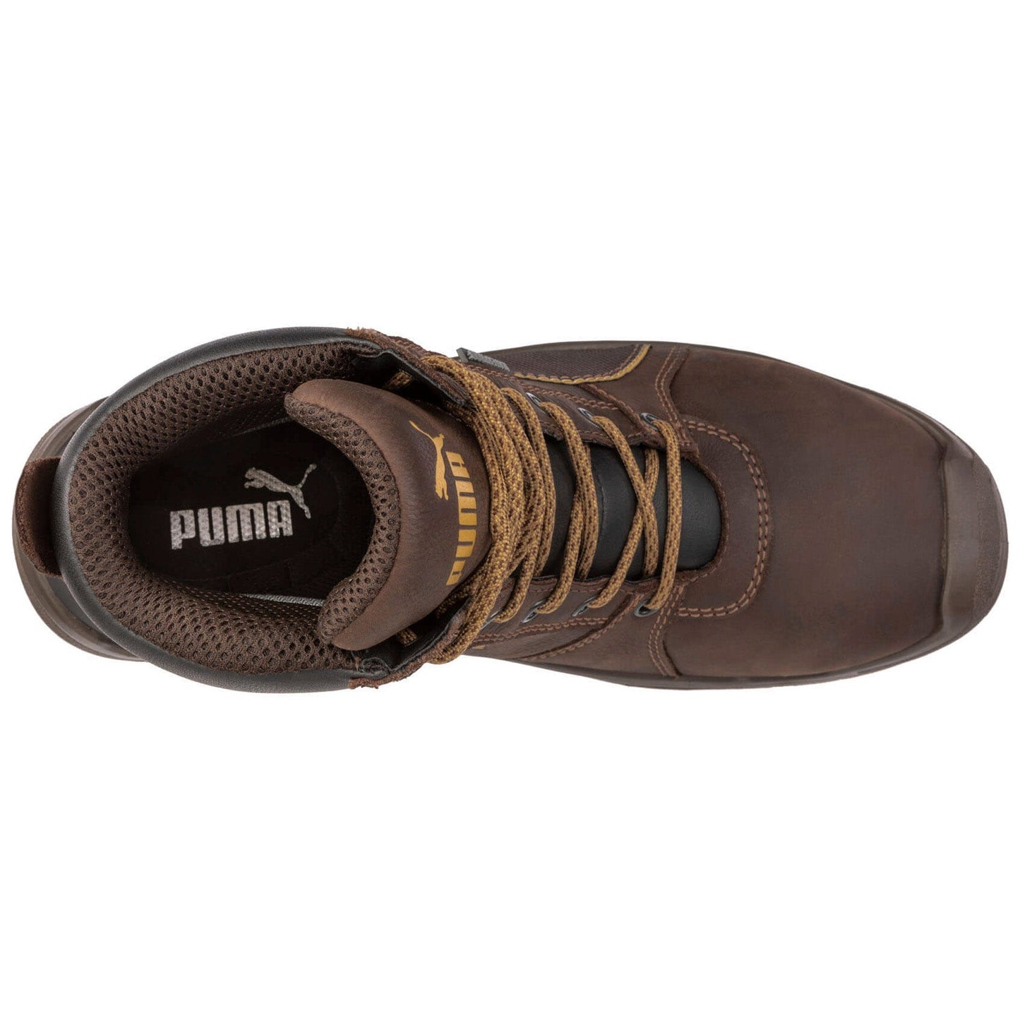 Brown Work Boots - PUMA Safety - Composite Toe Design