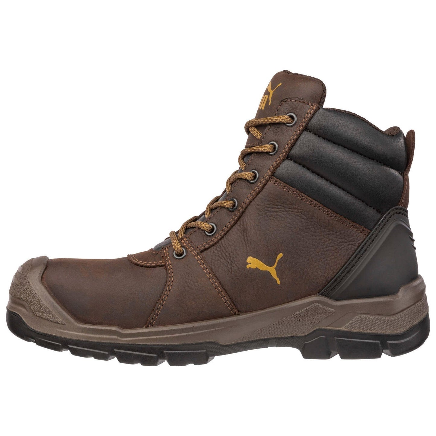 Brown Work Boots - PUMA Safety - Composite Toe Design