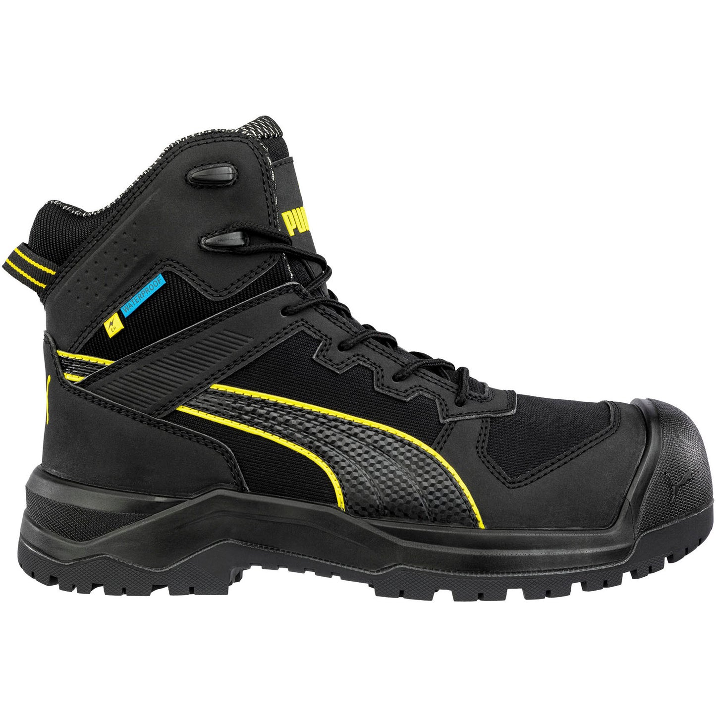 Black Work Shoes - PUMA Safety - Heavy Duty Design