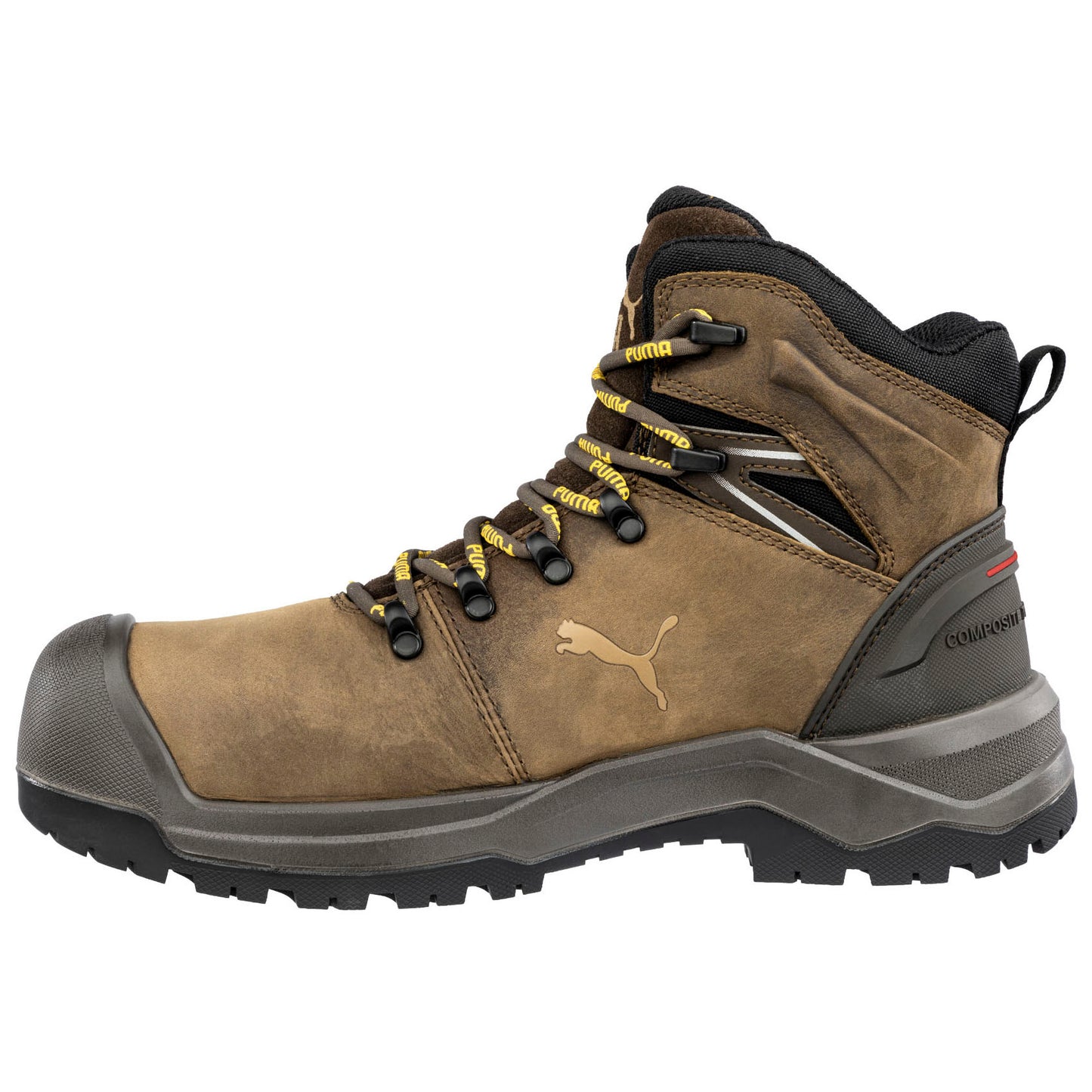Brown Work Boots - PUMA Safety - Heavy Duty Comfort
