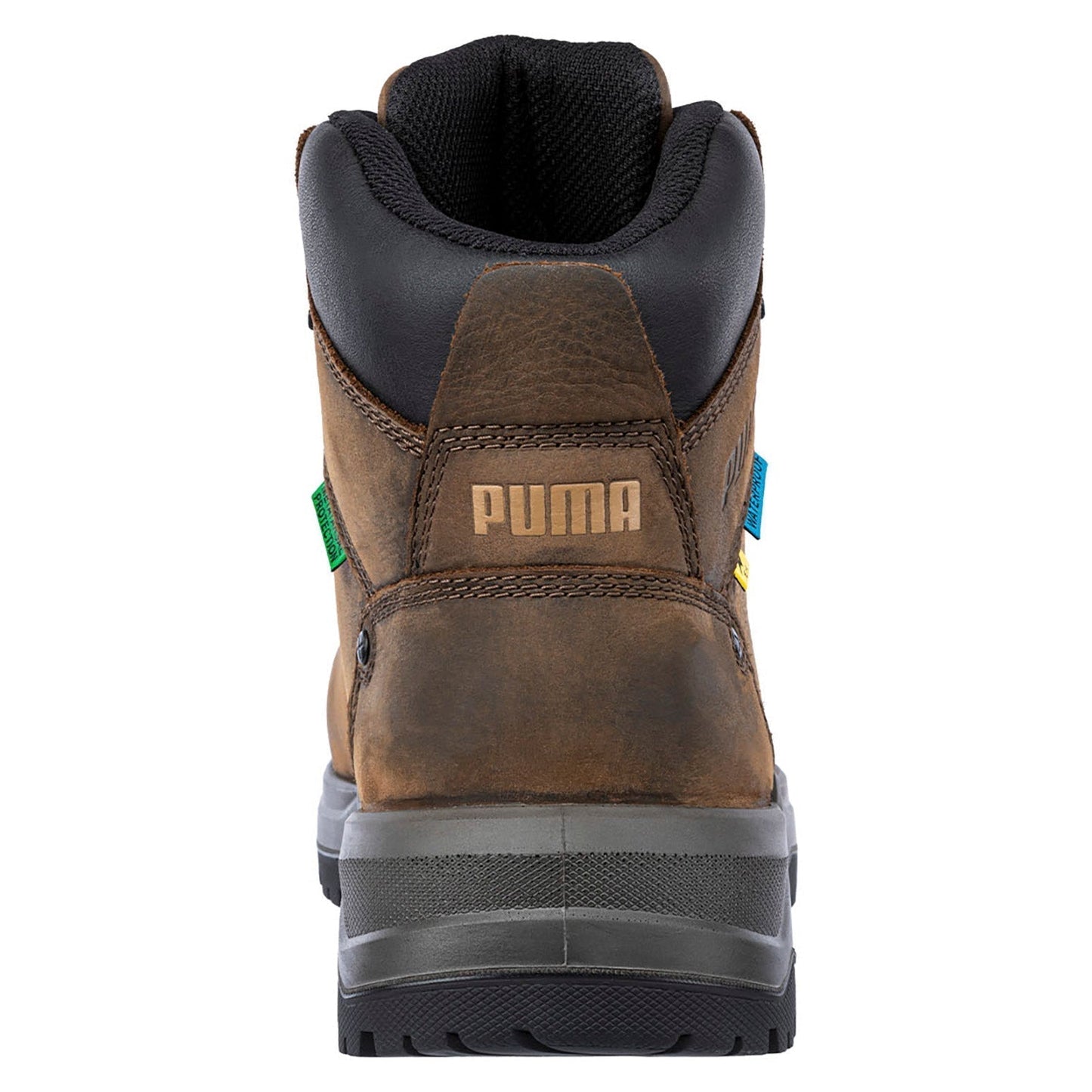 Brown Work Boots - PUMA Safety - Heavy Duty Design