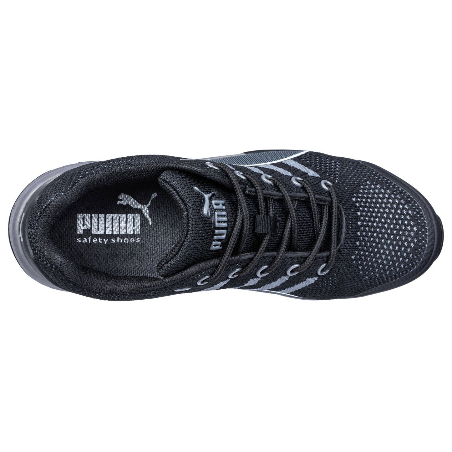 Black Work Shoes - PUMA Safety - Comfortable Knit Design