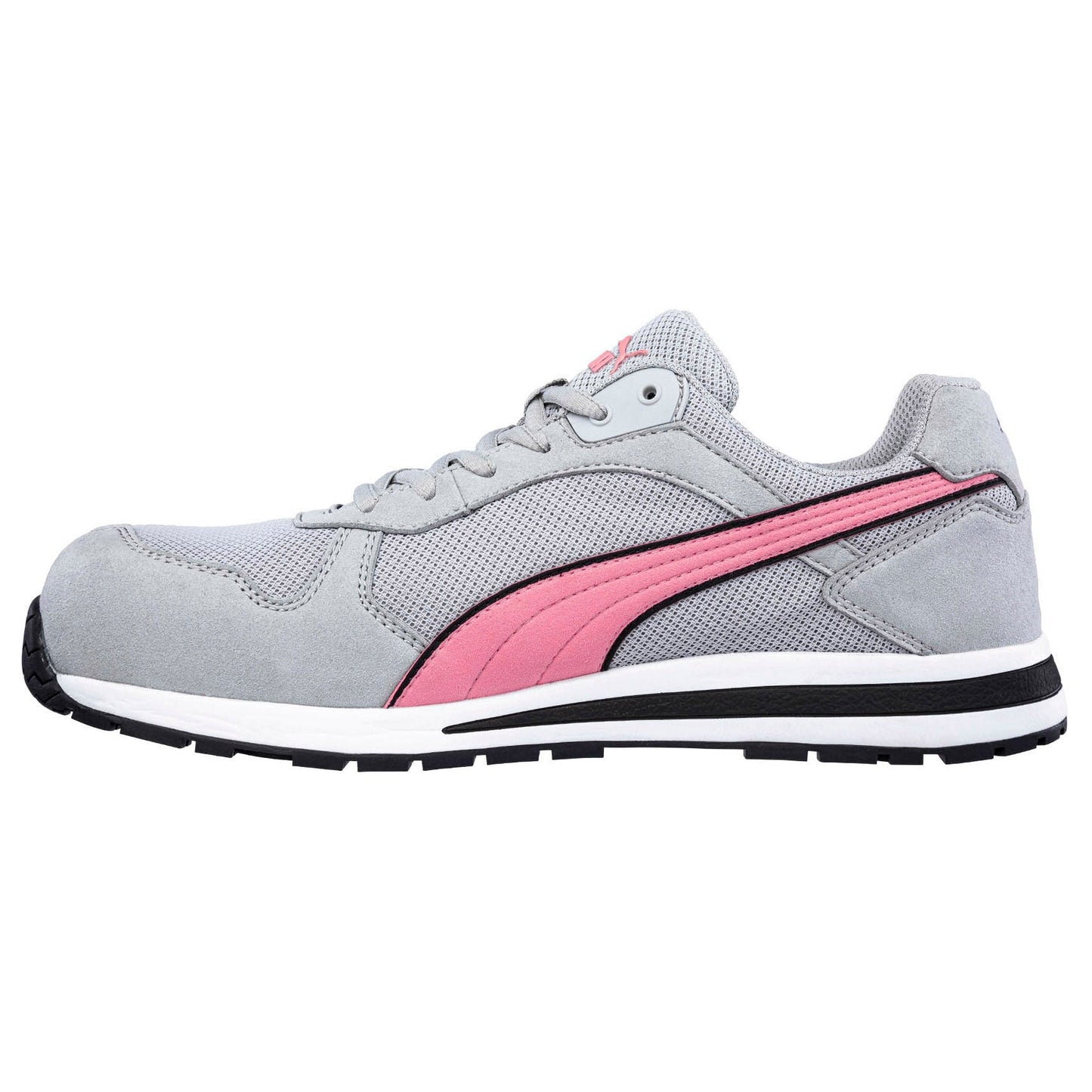Gray/Pink Work Shoes - PUMA Safety - Slip Resistant