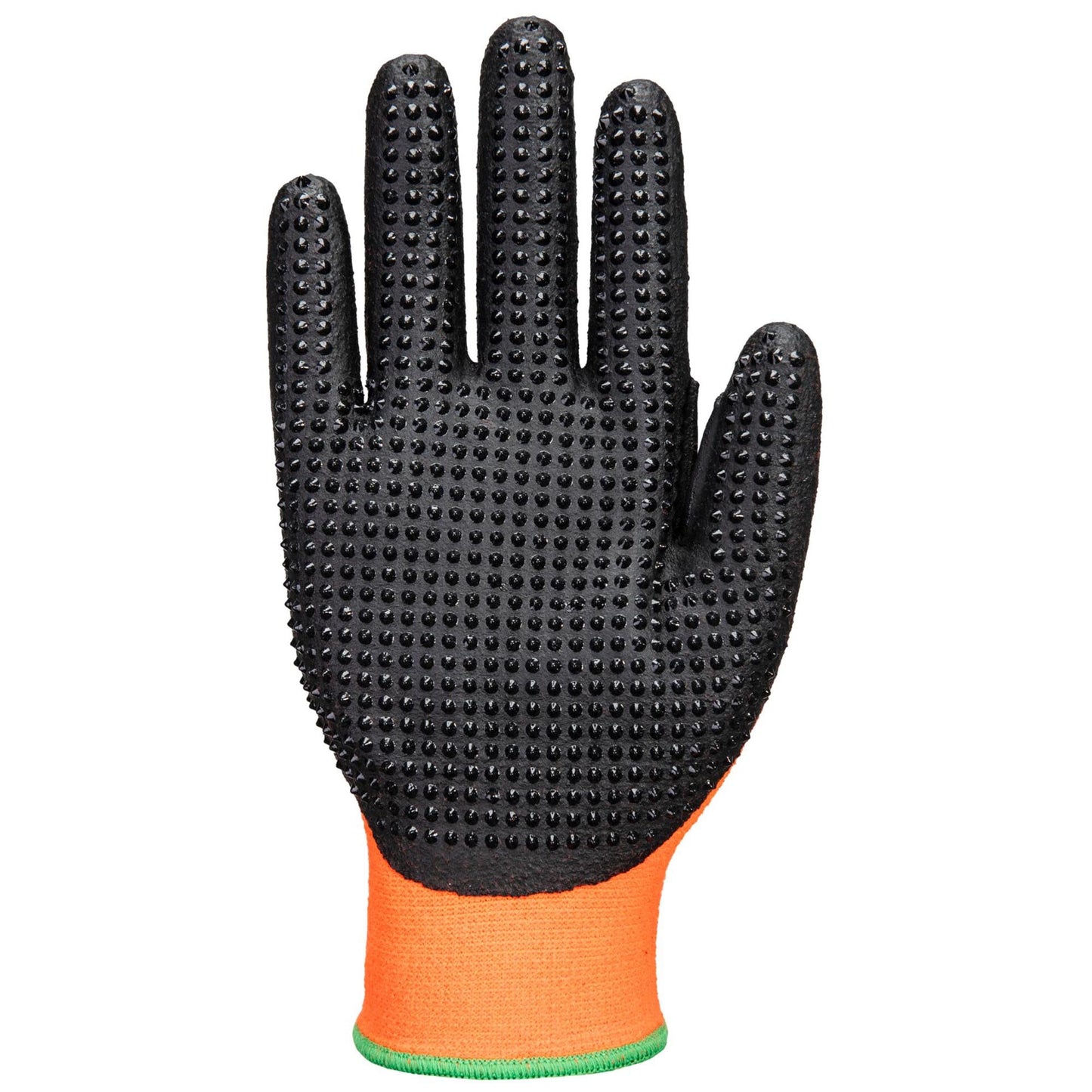 Orange/Black Work Gloves - Portwest - High Dotted Design