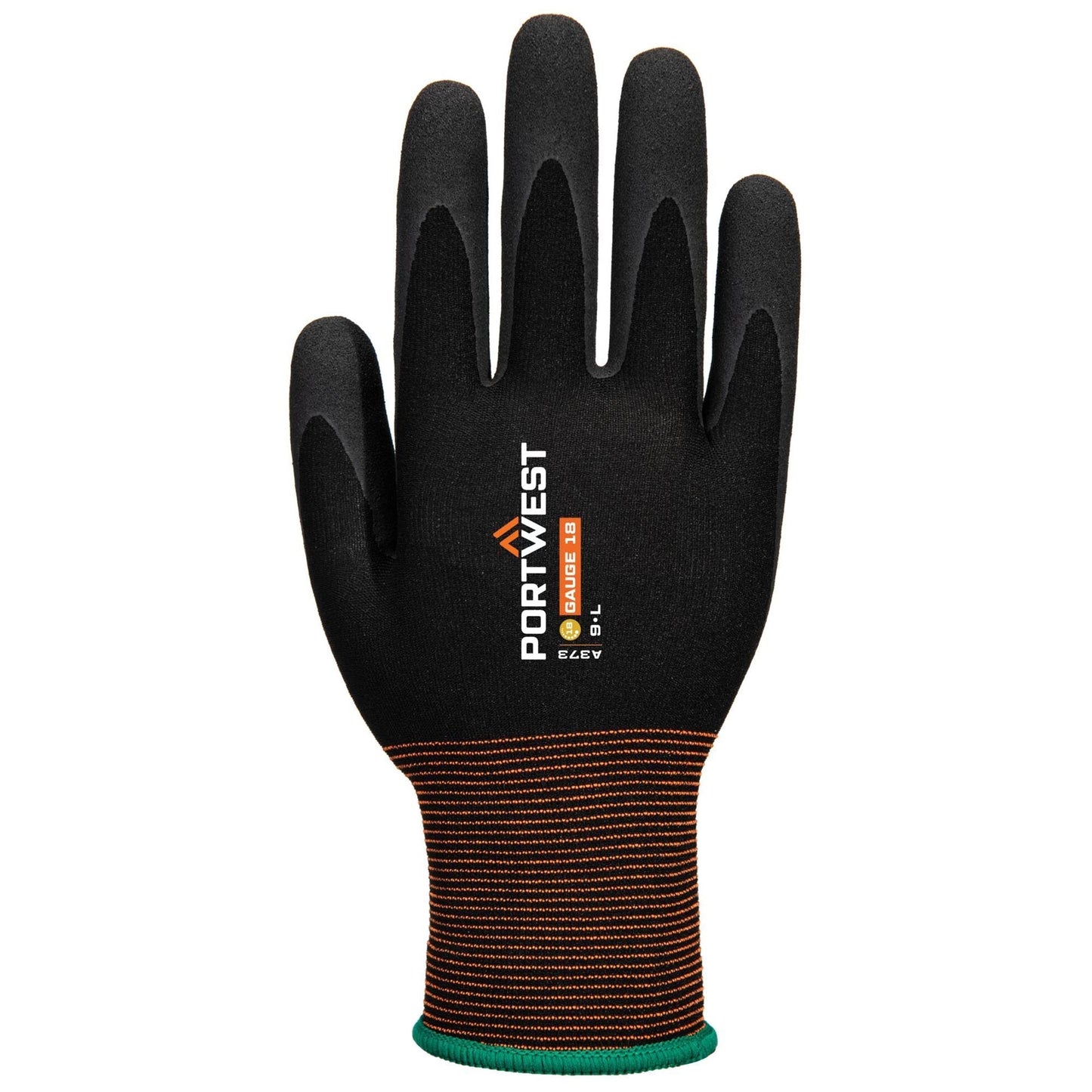 Black String Knit Gloves - Portwest - Comfortable Fit