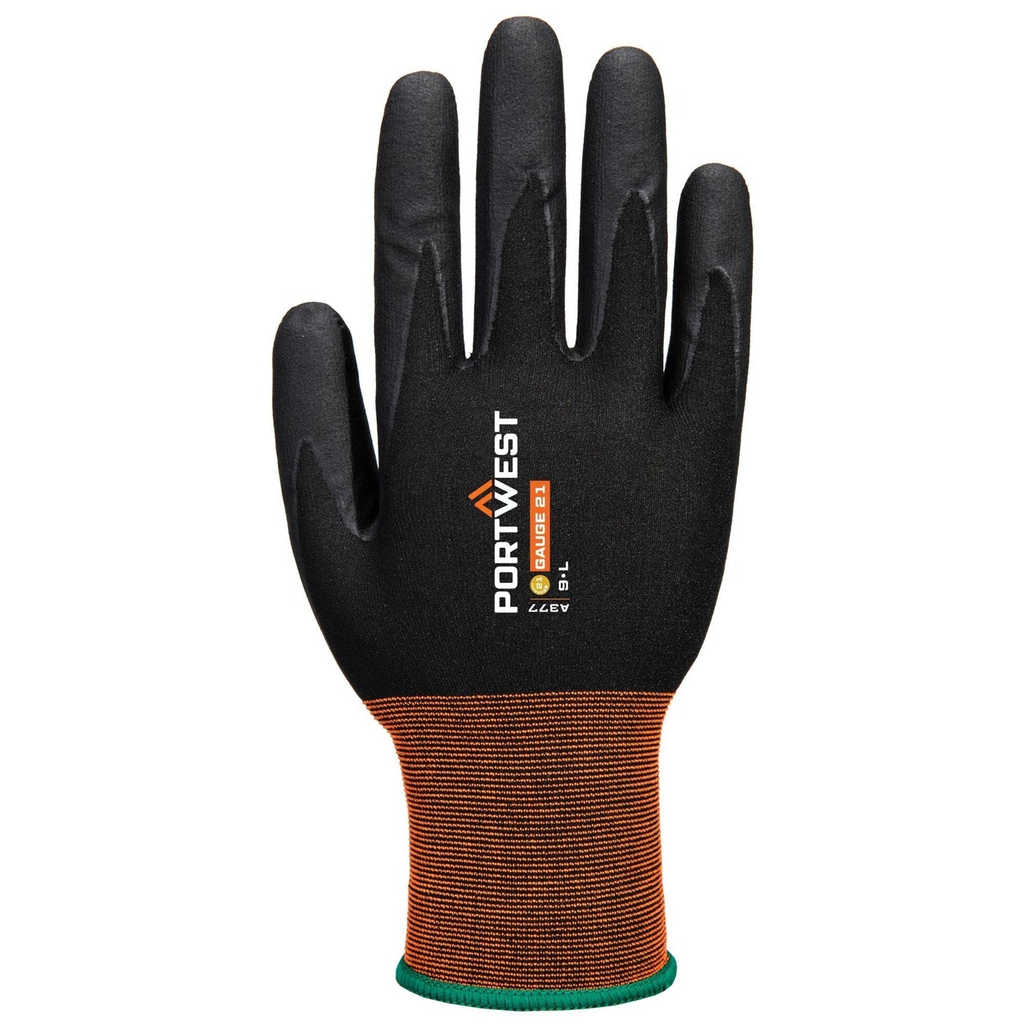 Black String Knit Gloves - Portwest - Comfortable Fit