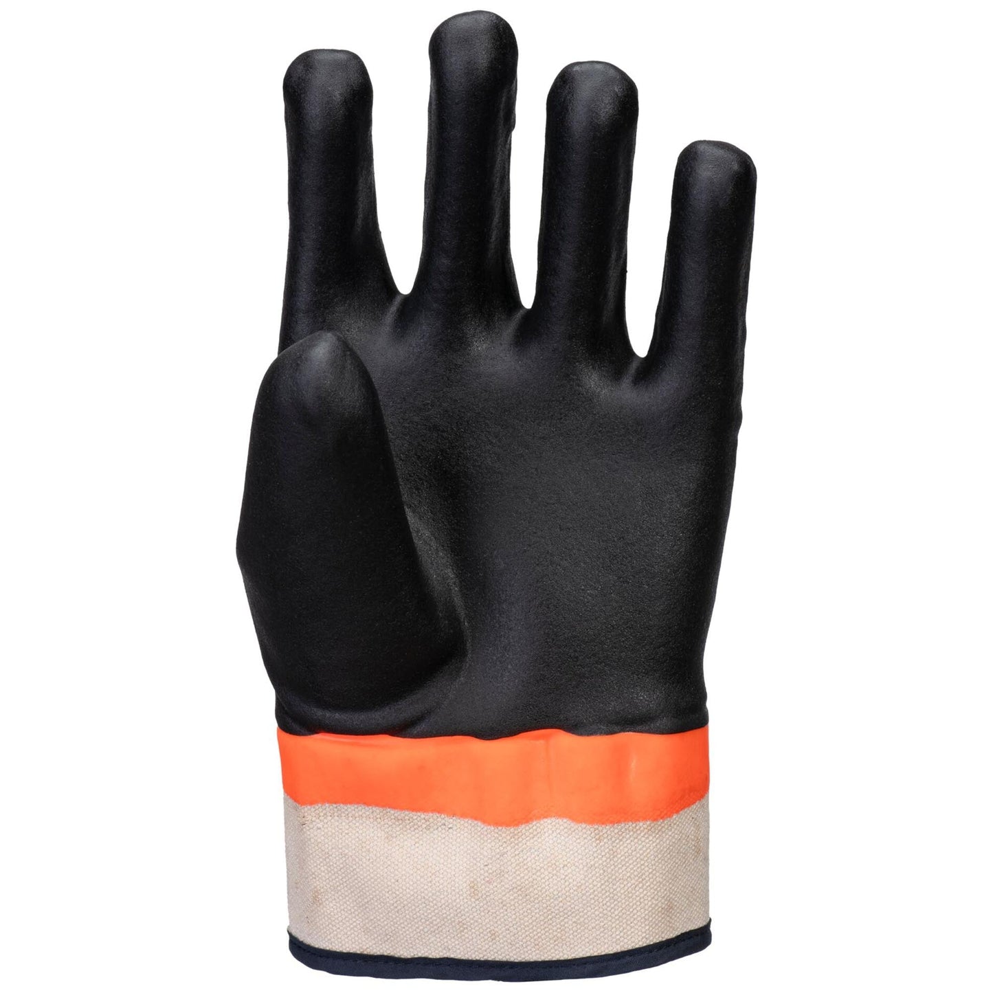 Black/Orange Knit Gloves - Portwest - Durable Grip