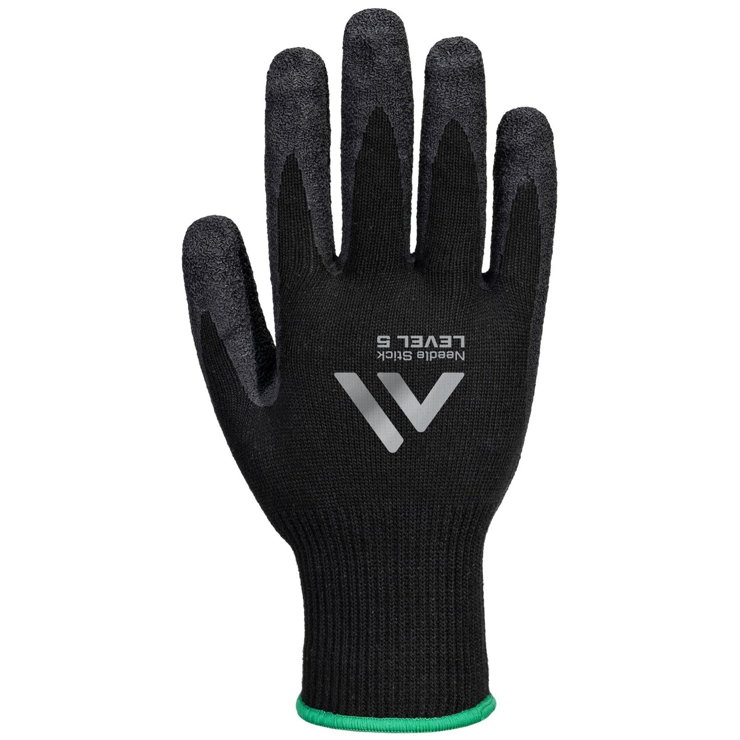 Black String Knit Gloves - Portwest - Needle Resistant