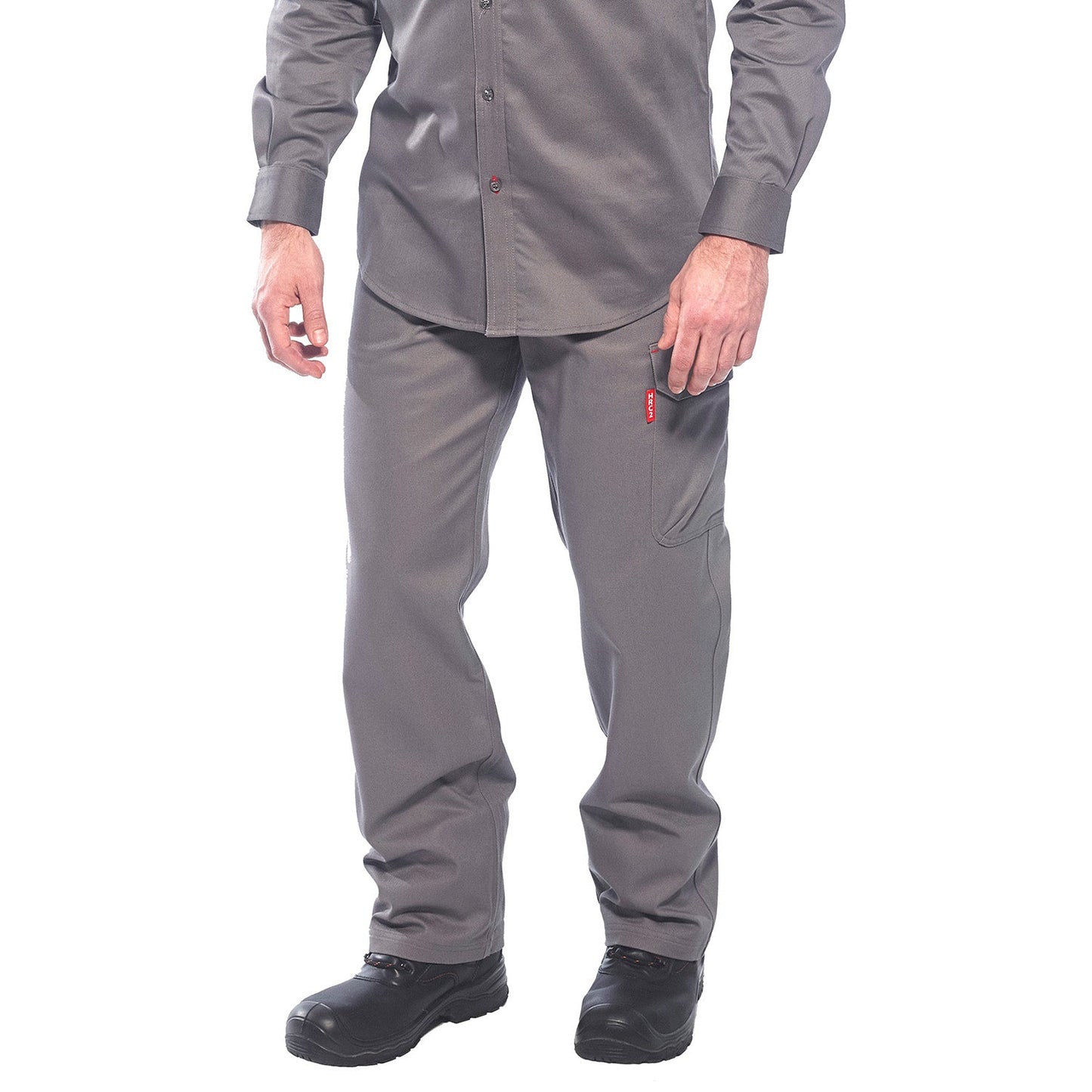 Gray Cargo Pants - Portwest - Flame Resistant