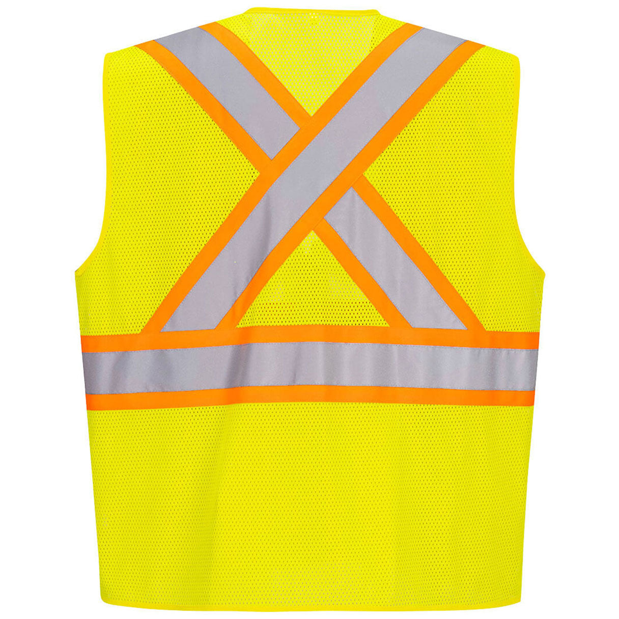 Orange Safety Vests - Portwest - Lightweight Mesh Fabric