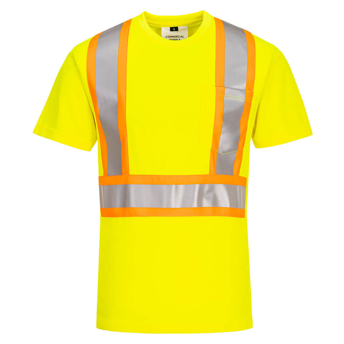 Orange Safety Shirt - Portwest - Moisture Wicking