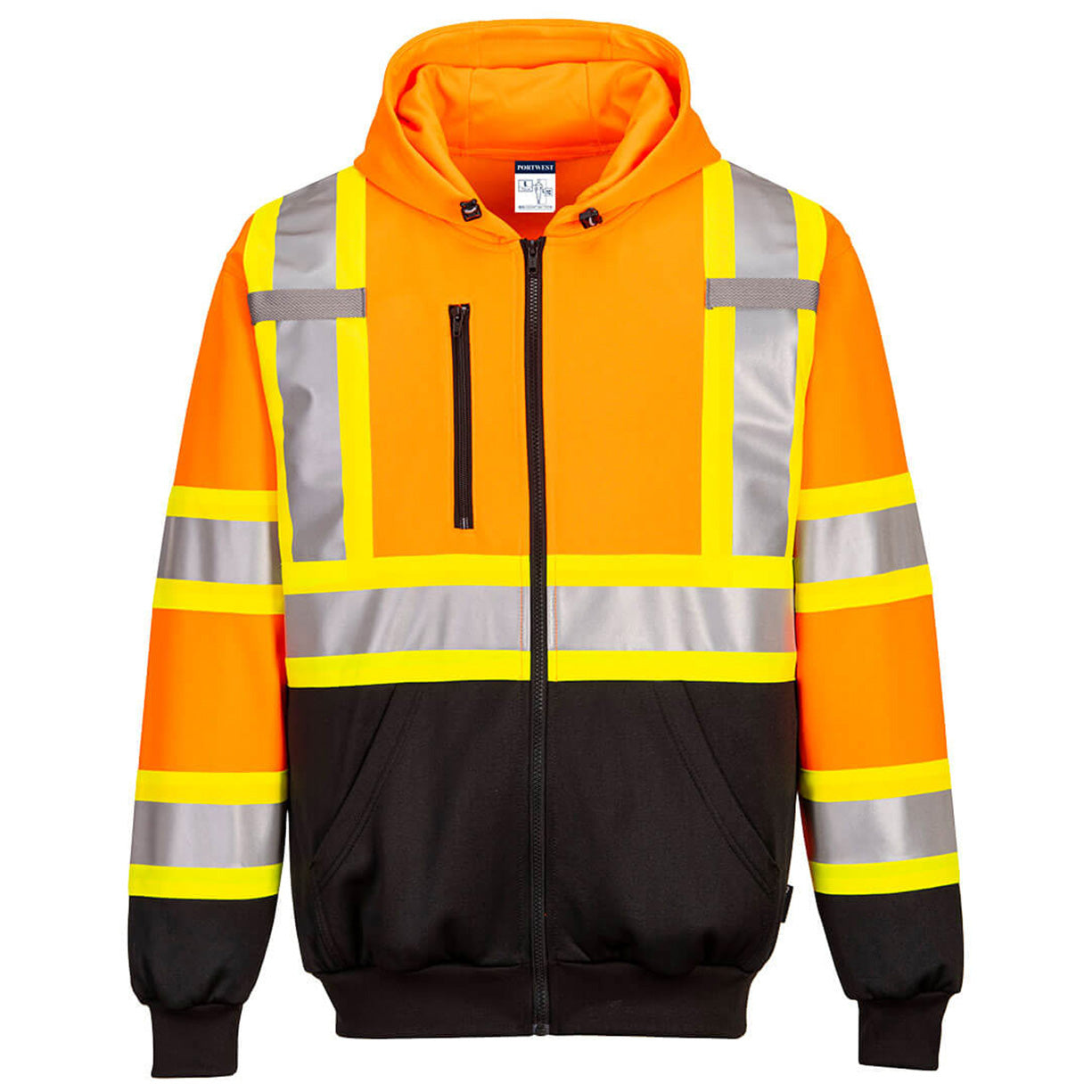 Orange Safety Sweatshirt - Portwest - High Visibility