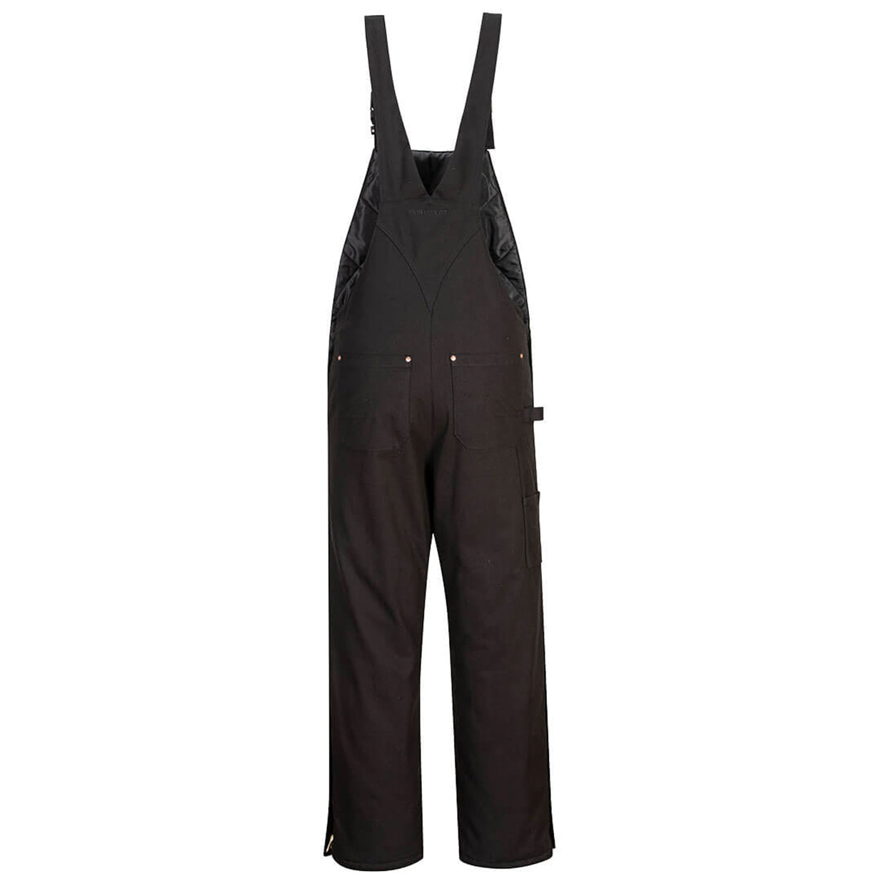 Black Quilted Overalls - Portwest - Durable Design