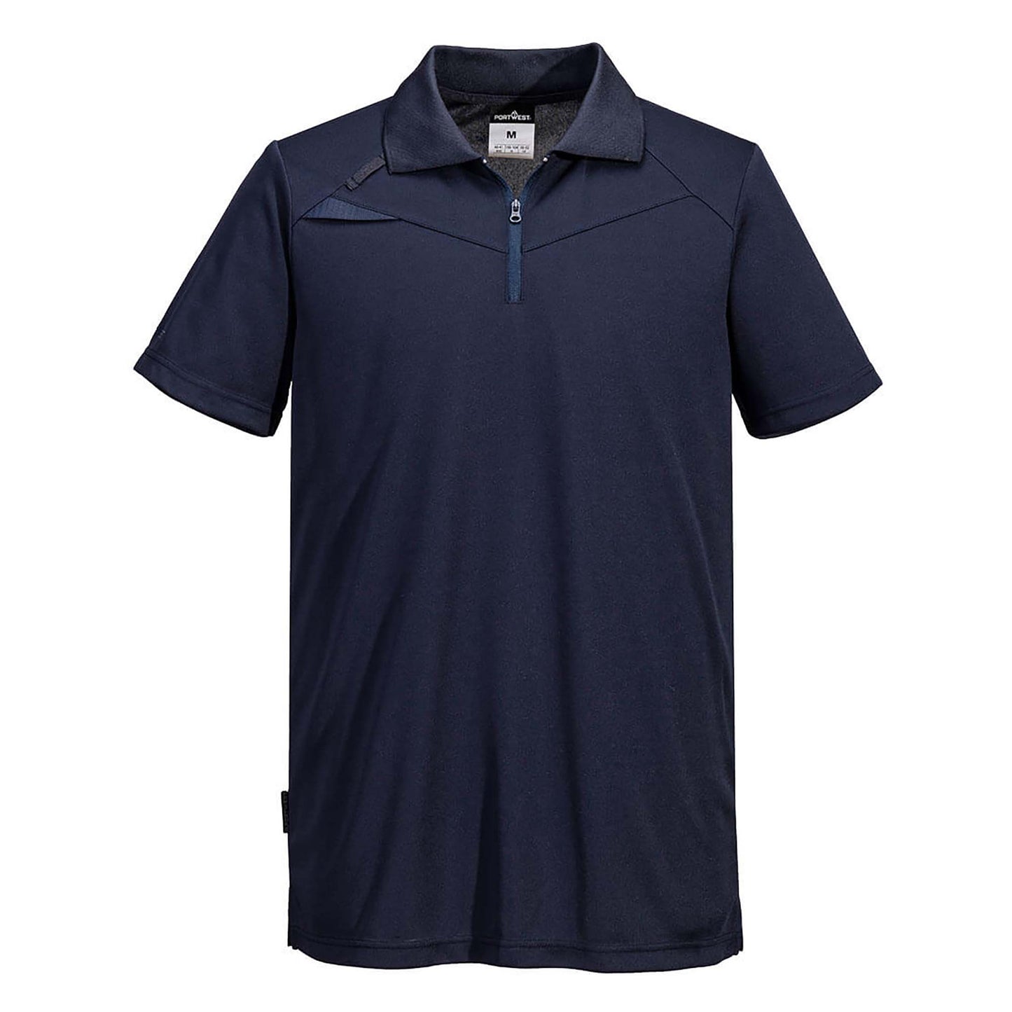 All Black Polo Shirts - Portwest - Stylish Stretch