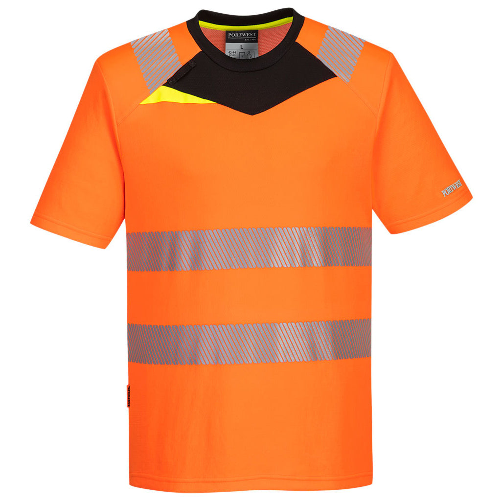 Orange Safety Shirt - Portwest - High-Visibility Design