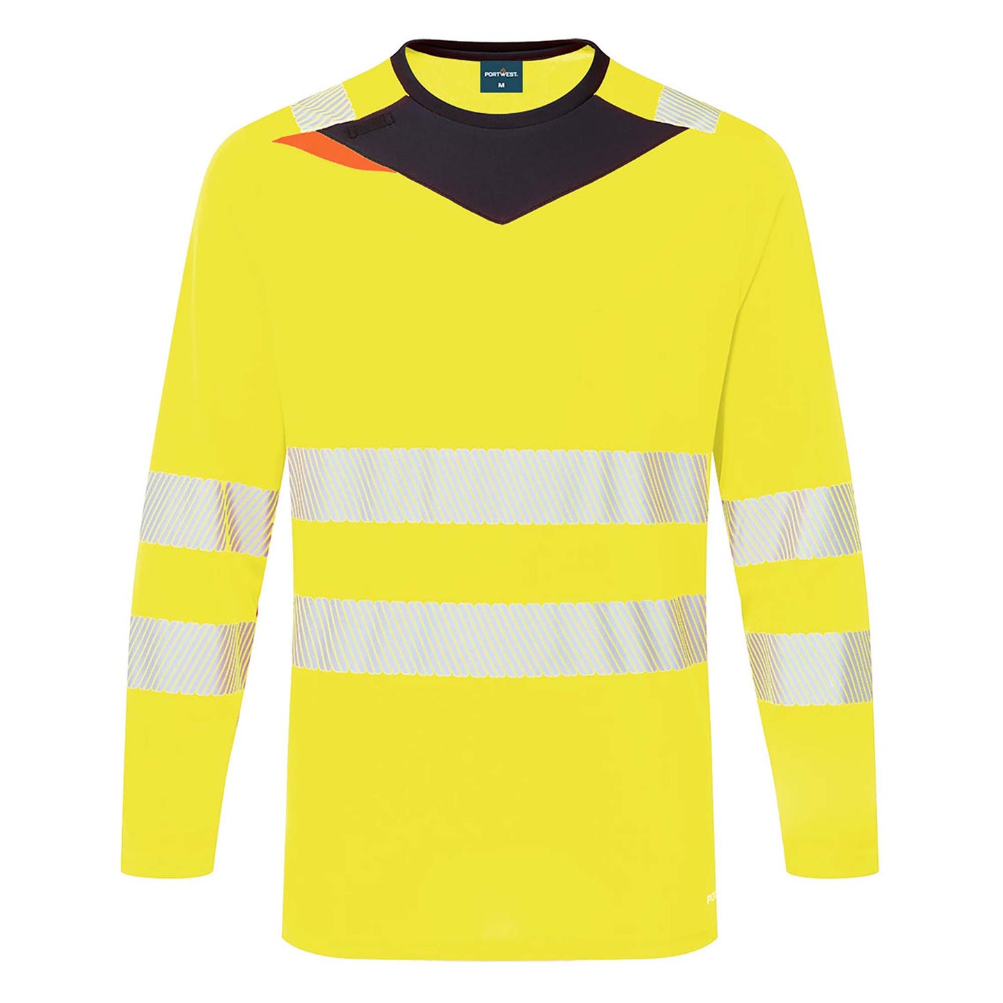 Orange Hi-Vis Shirt - Portwest - Reflective Design