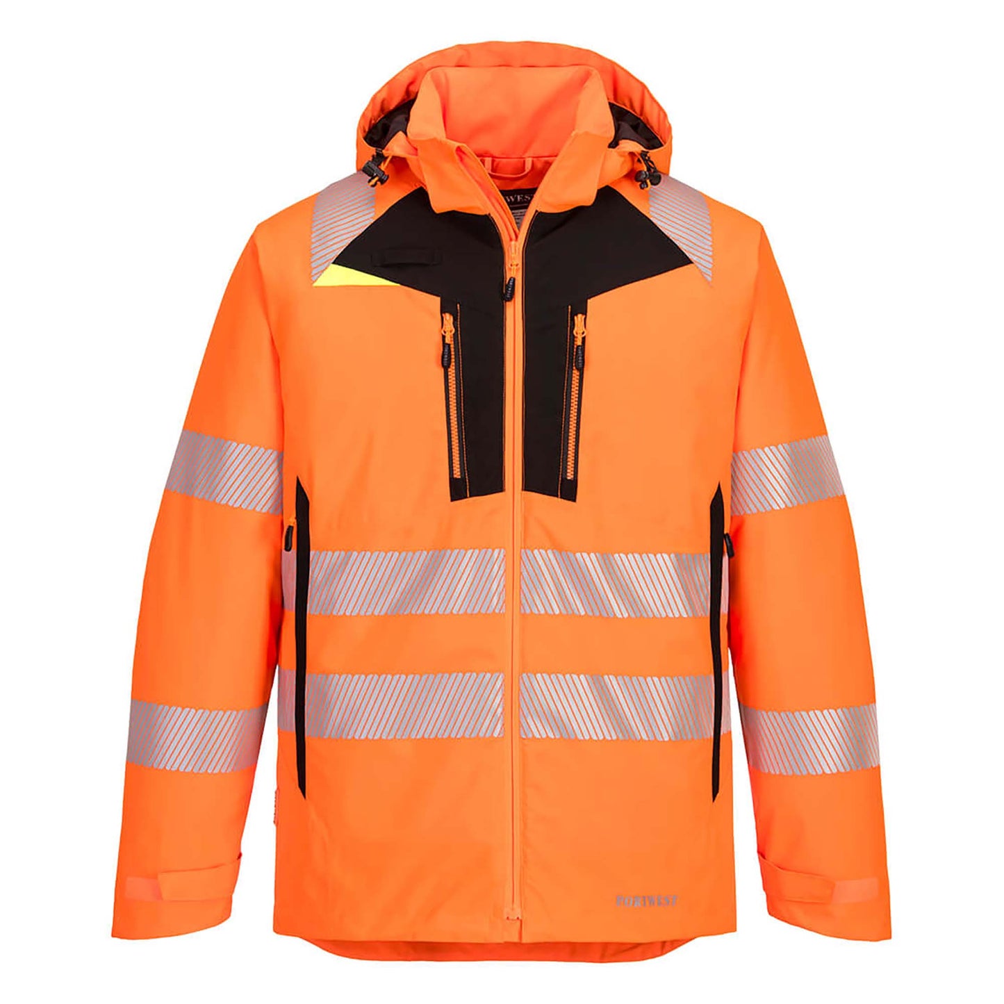 Orange Safety Jackets - Portwest - High Visibility Design