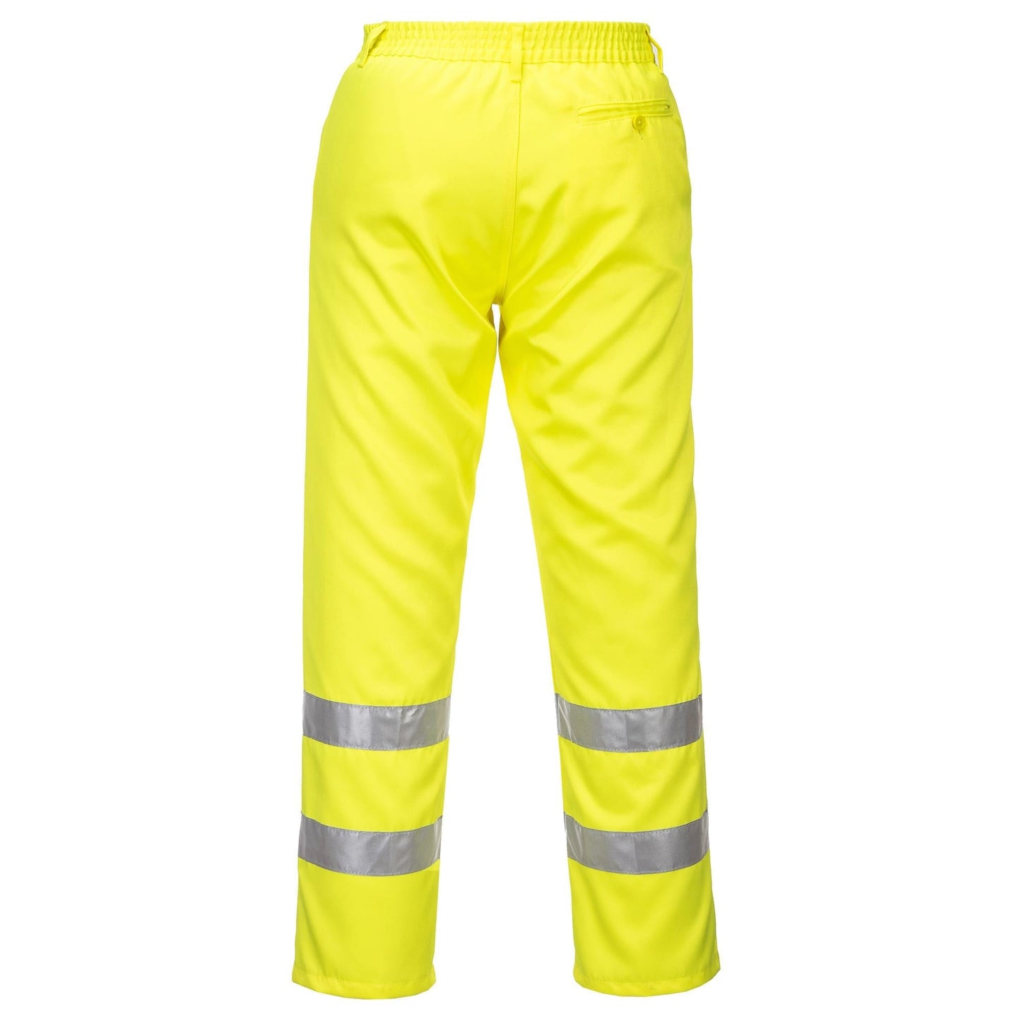 Yellow Safety Pants - Portwest - Durable Polycotton