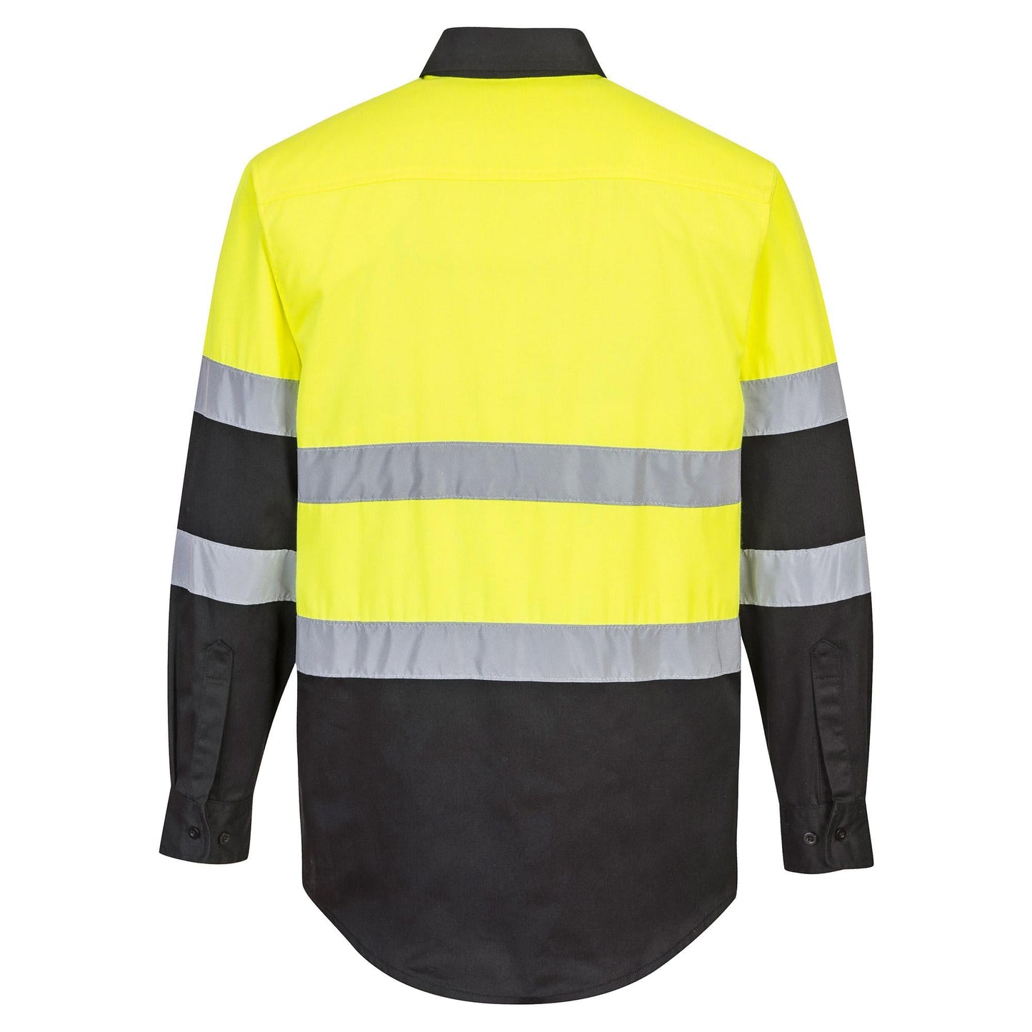 Yellow/Black Button Up Shirt - Portwest - Stylish Design