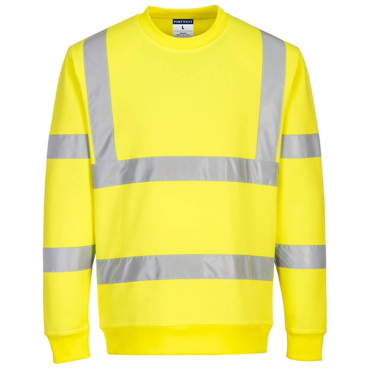 Yellow Safety Sweatshirt - Portwest - High Visibility