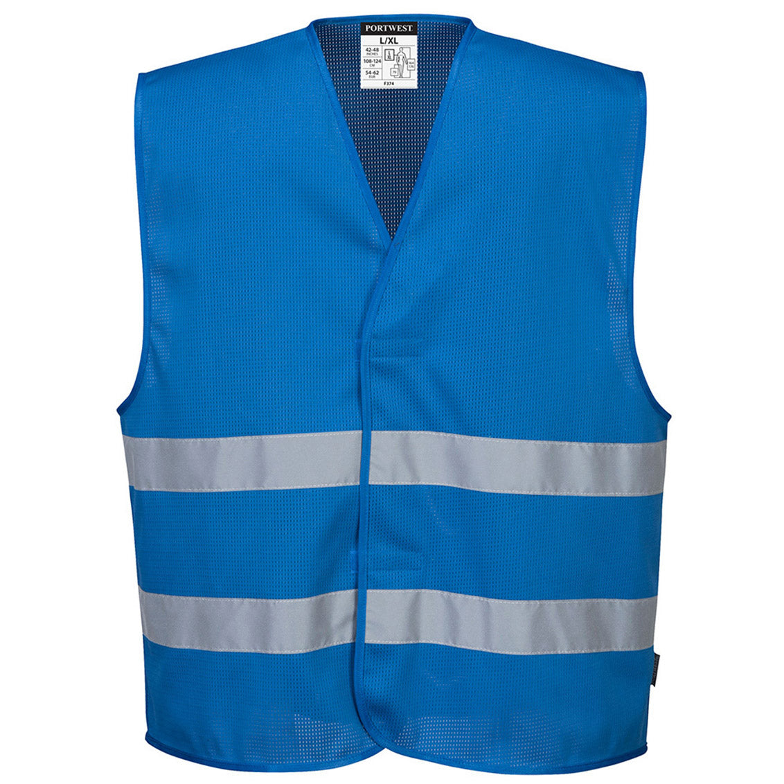 Bottle Green Safety Vests - Portwest - Lightweight Design