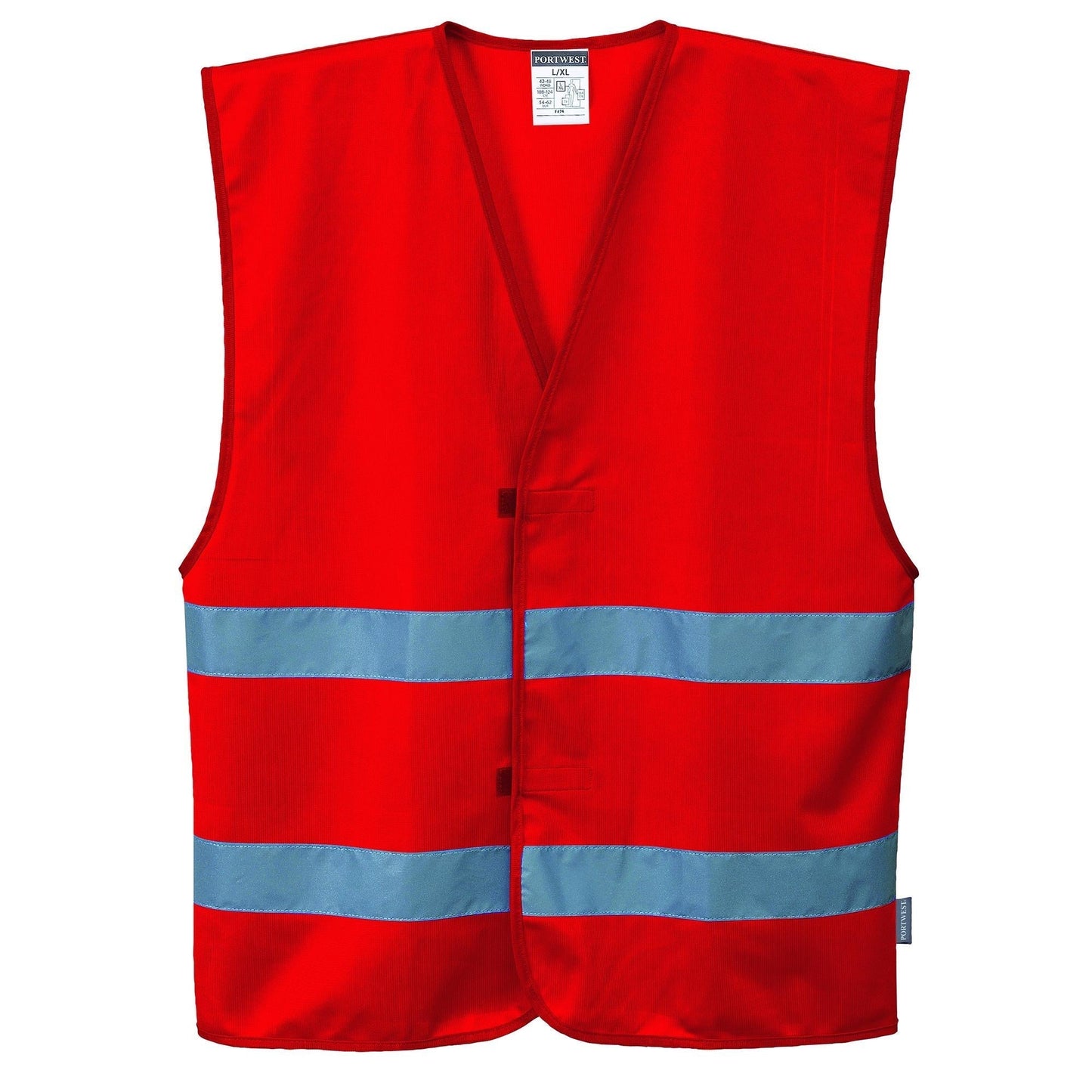 Bottle Green Safety Vest - Portwest - Durable Material