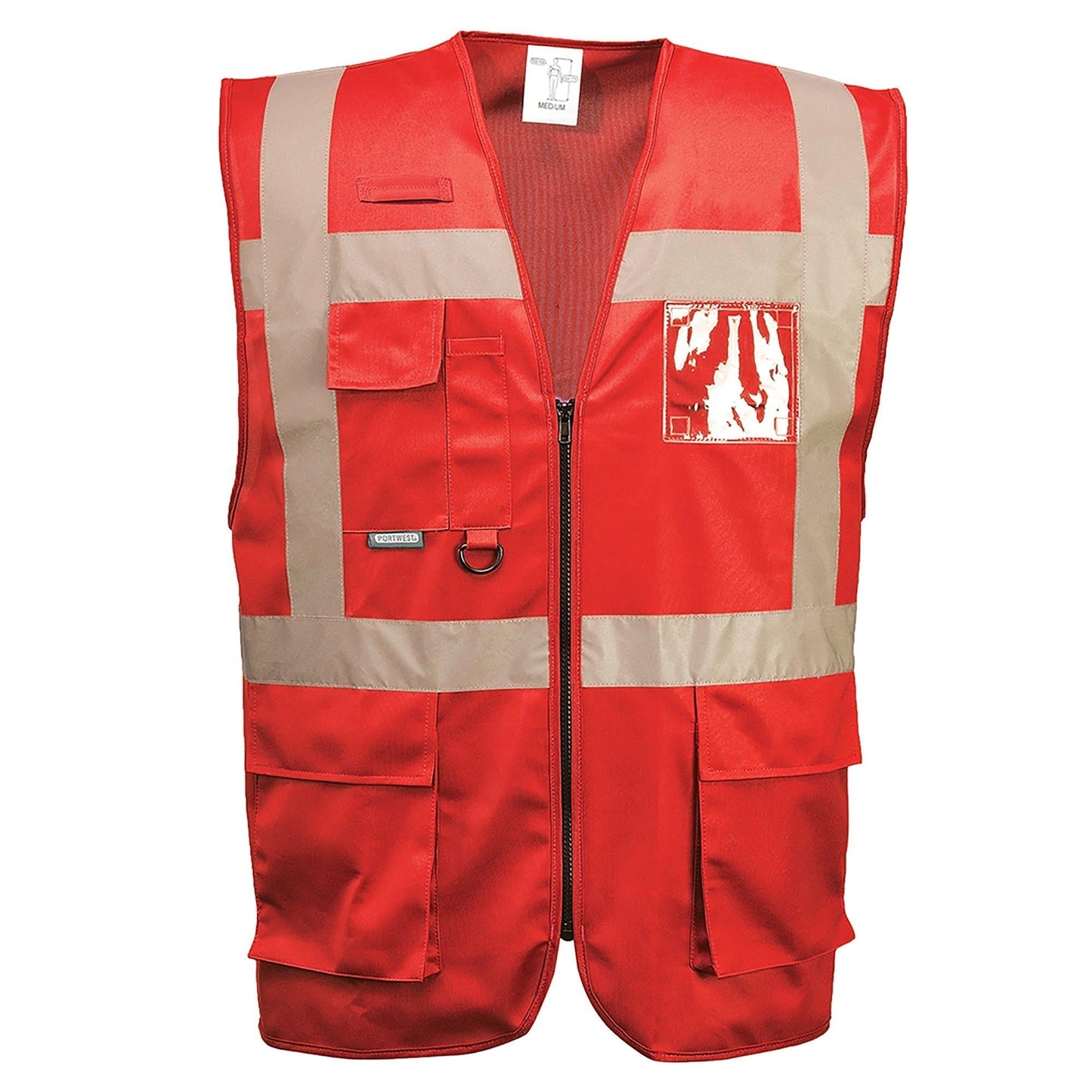 Red Safety Vests - Portwest - Executive Quality