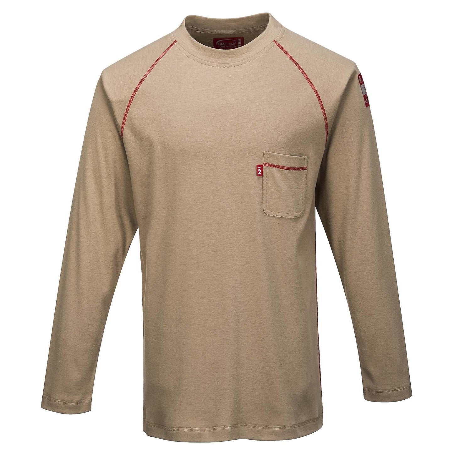 Grey T-Shirts - Portwest - Flame Resistant Fabric - Durable Fit