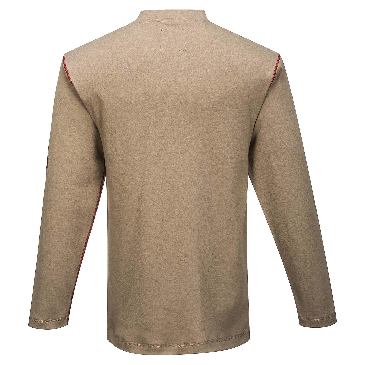 Grey Flame-Resistant Henley Shirt - Portwest - Durable