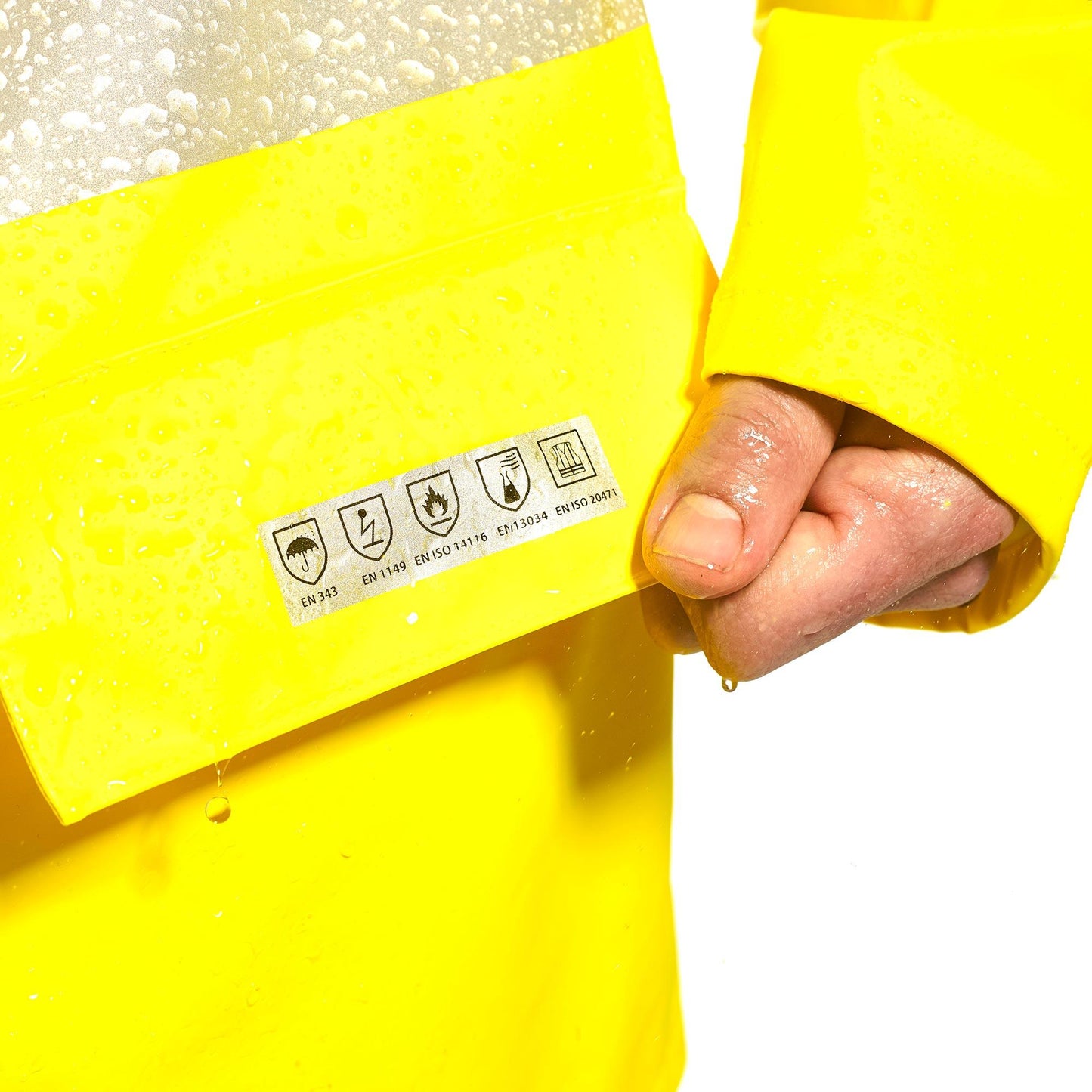 Yellow/Lime Safety Jacket - Portwest - Flame Resistant